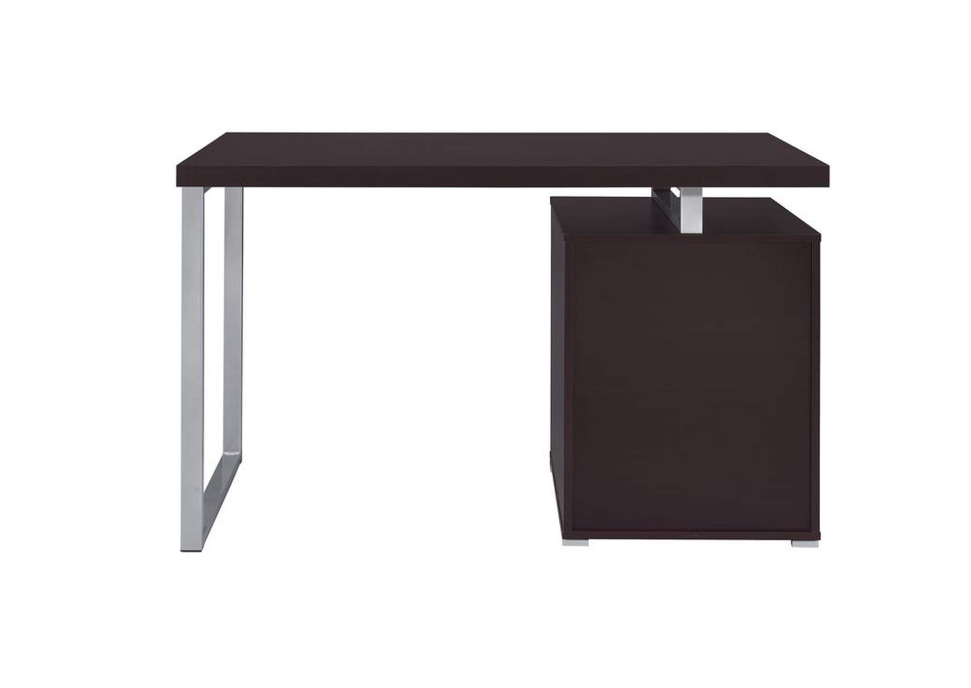 Brennan 3-drawer Office Desk Cappuccino,Coaster Furniture