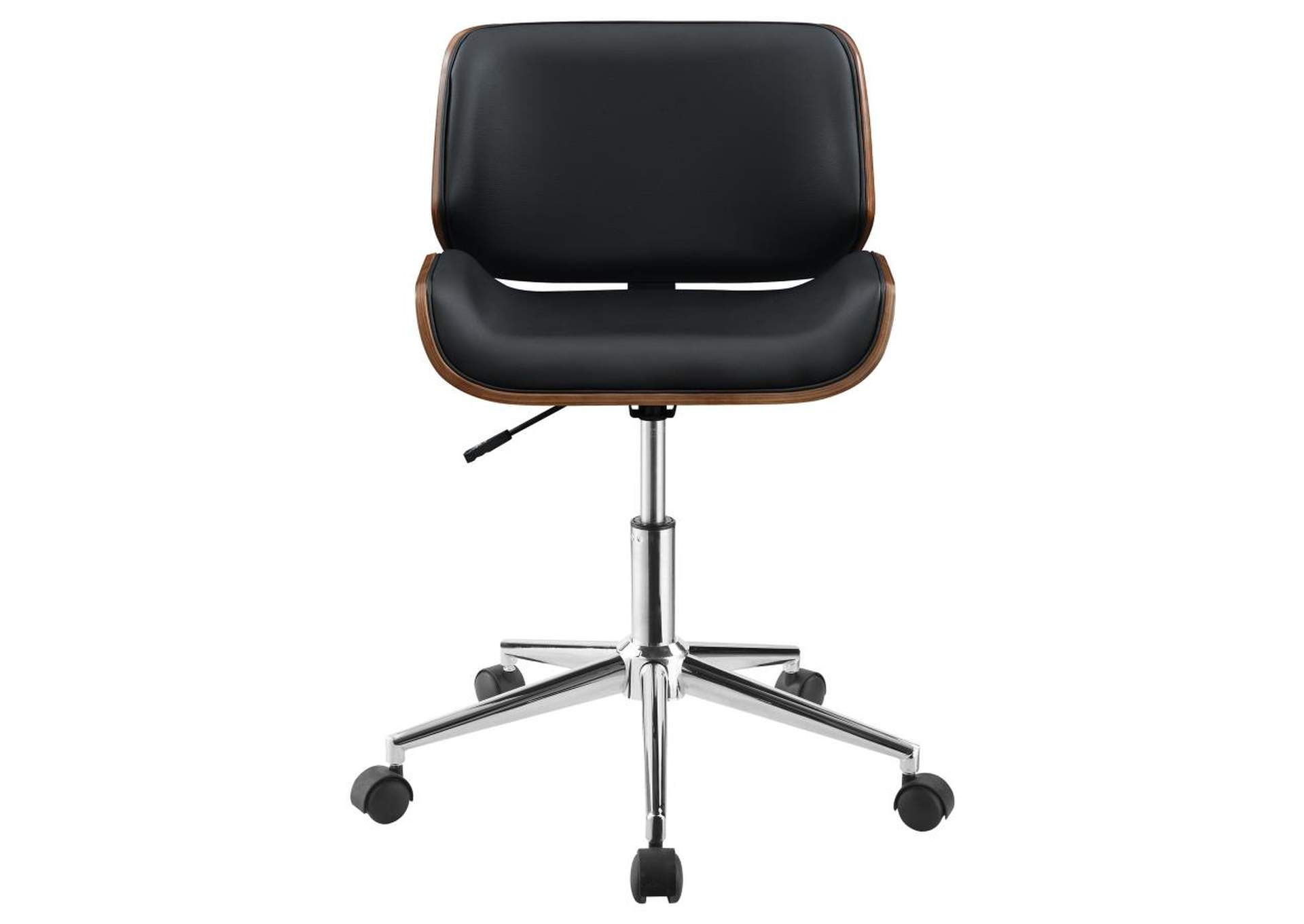 Adjustable Height Office Chair Black and Chrome,Coaster Furniture