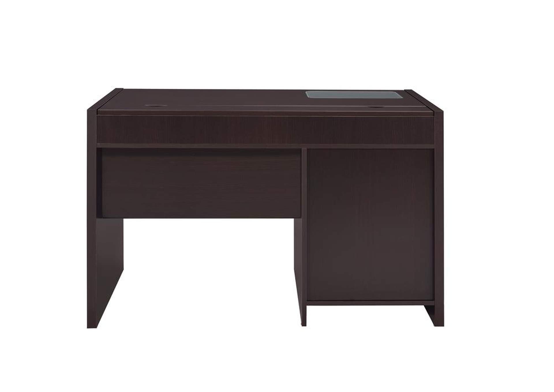 Halston 3-drawer Rectangular Connect-it Office Desk Cappuccino,Coaster Furniture