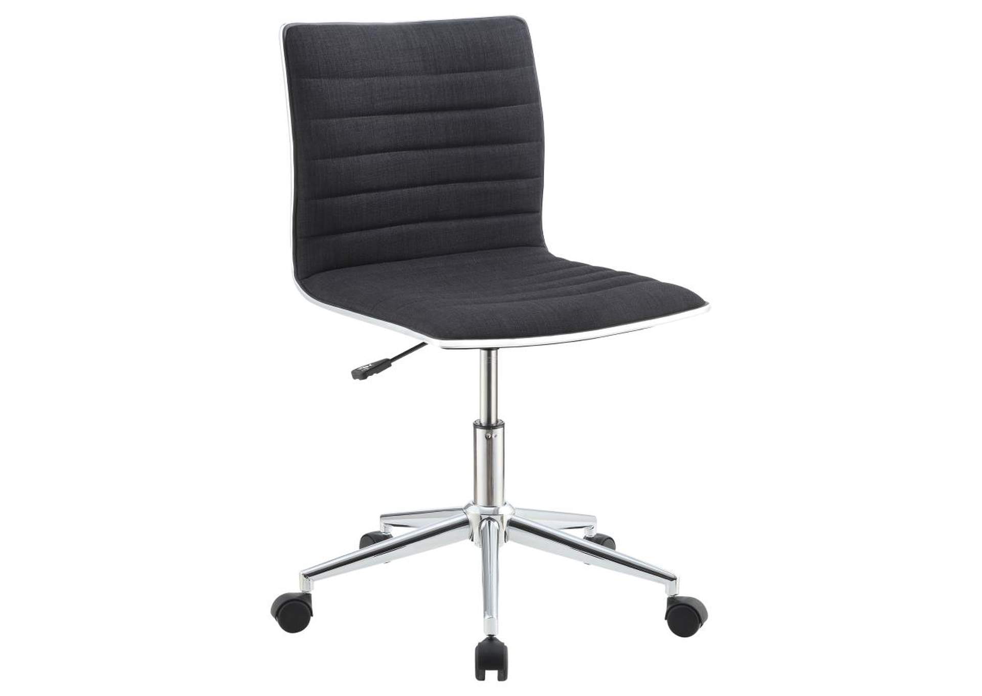 Chryses Adjustable Height Office Chair Black and Chrome,Coaster Furniture
