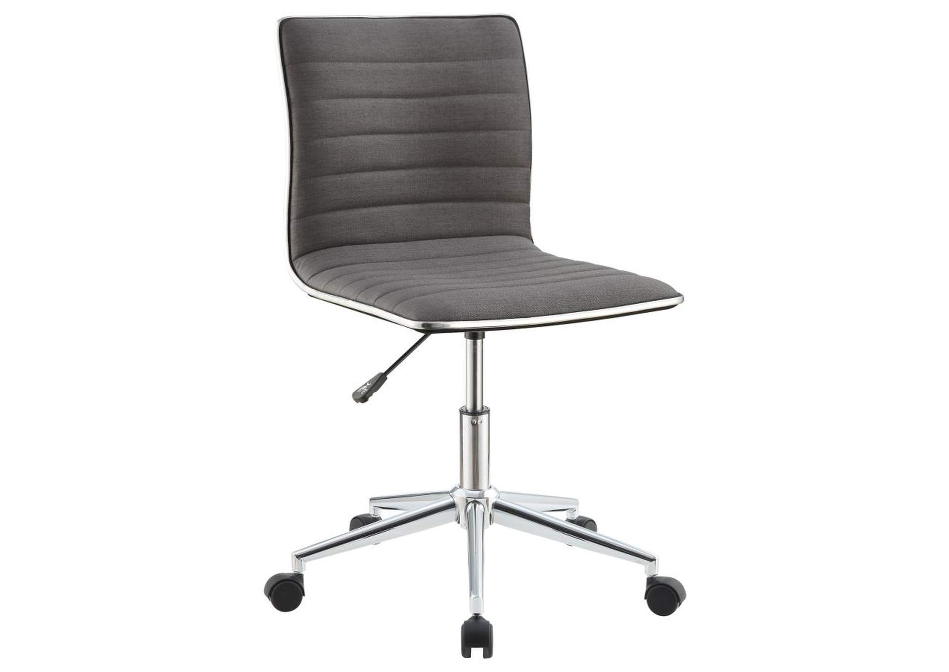 Chryses Adjustable Height Office Chair Grey and Chrome,Coaster Furniture