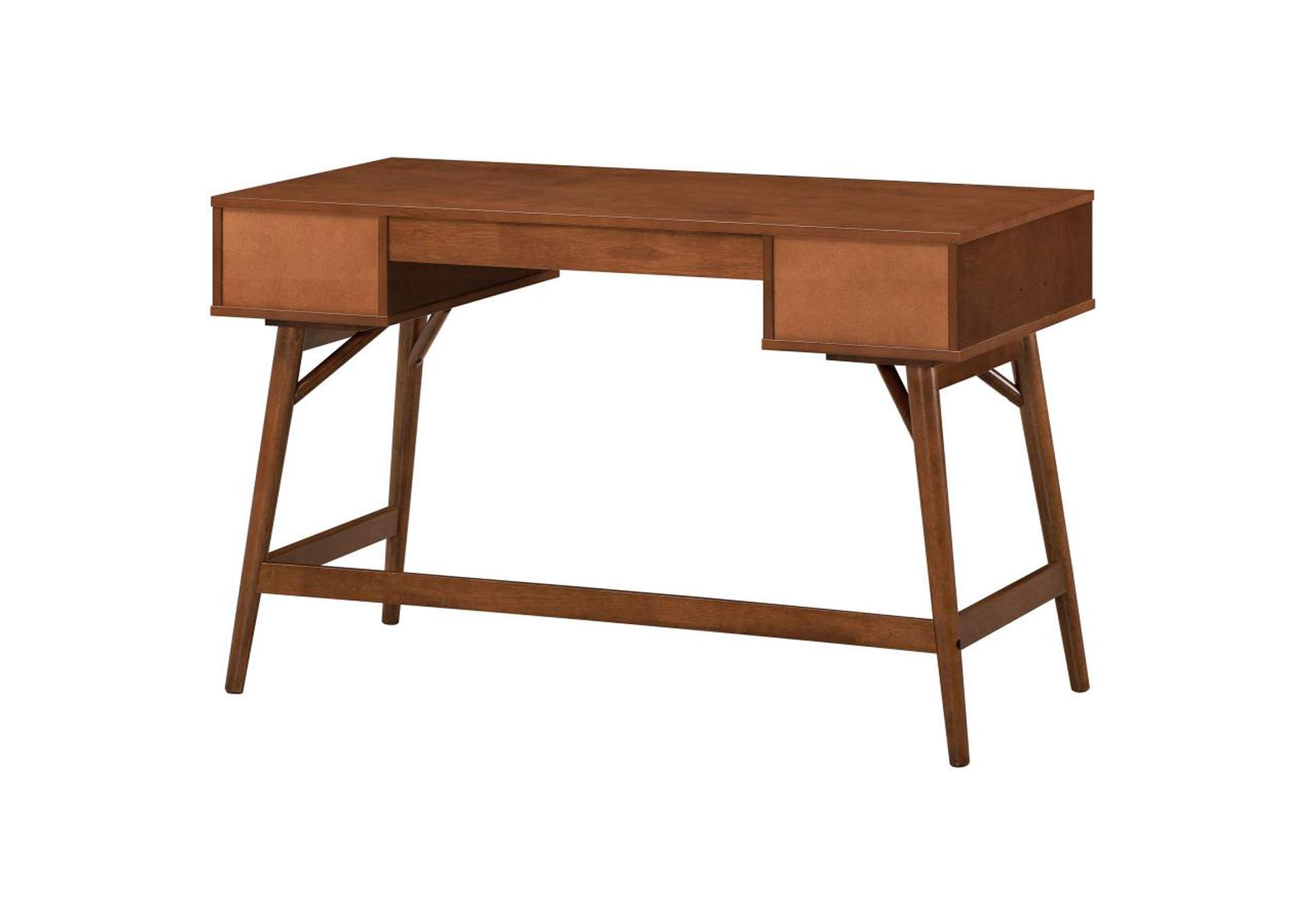 Mugga 3-drawer Writing Desk Walnut,Coaster Furniture