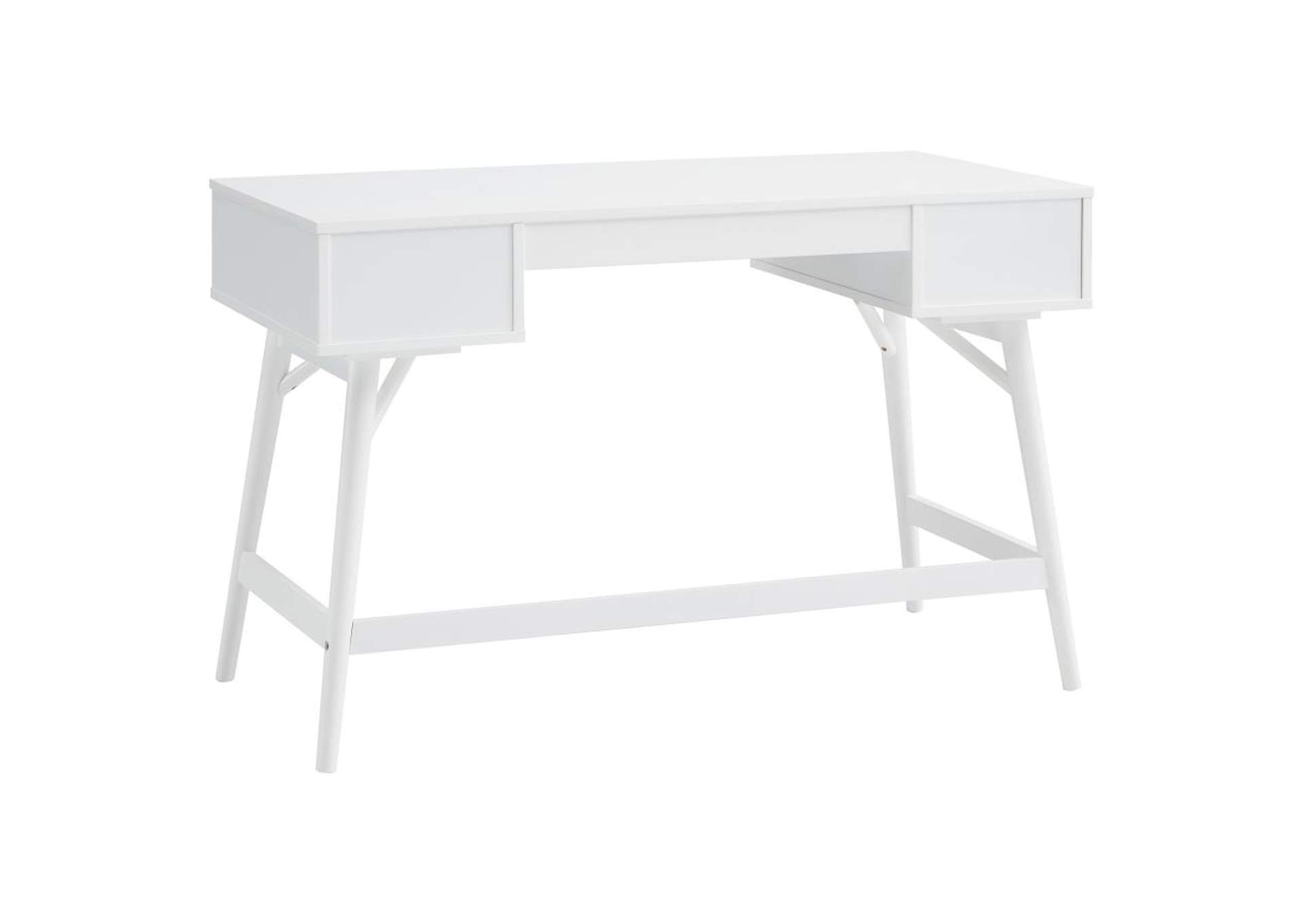 Mugga 3-drawer Writing Desk White,Coaster Furniture