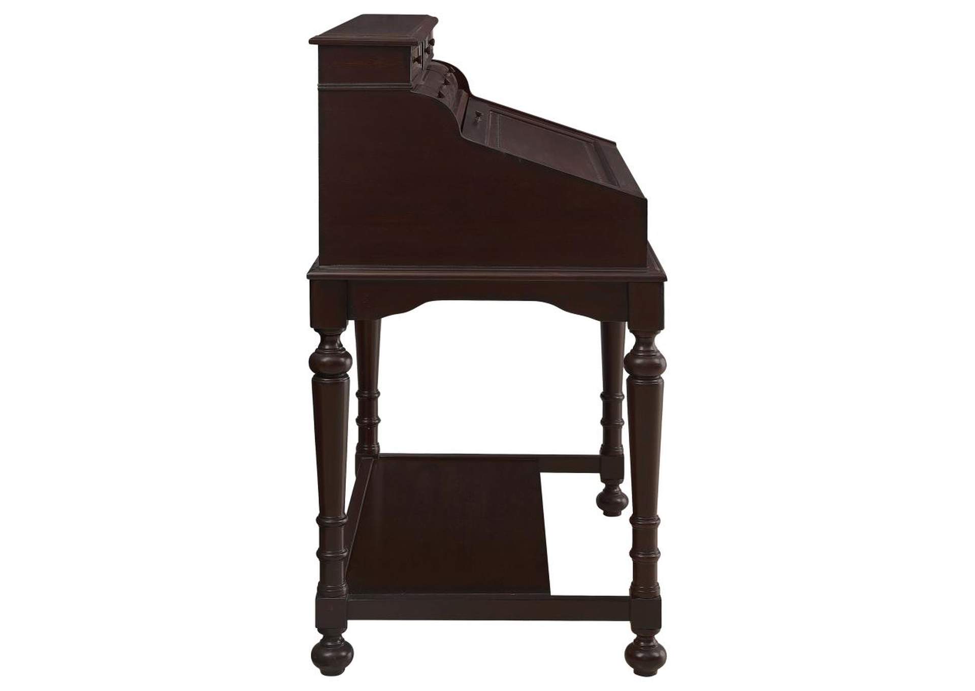 Milo 10-Drawer Secretary Desk Warm Brown,Coaster Furniture