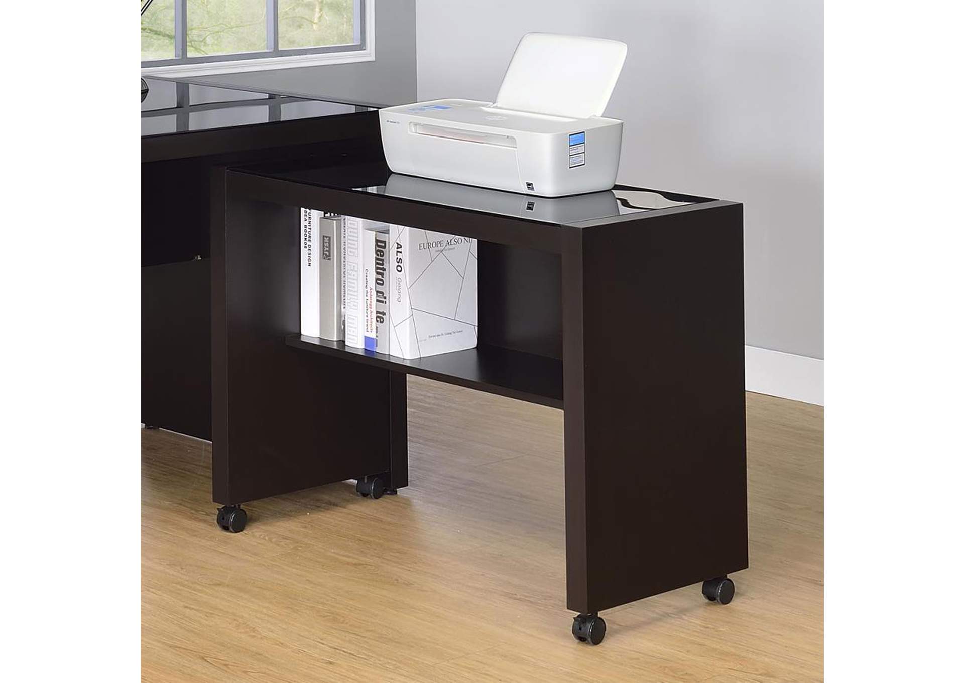 Mueble para impresora  Computer desk design, Office design, Desk design