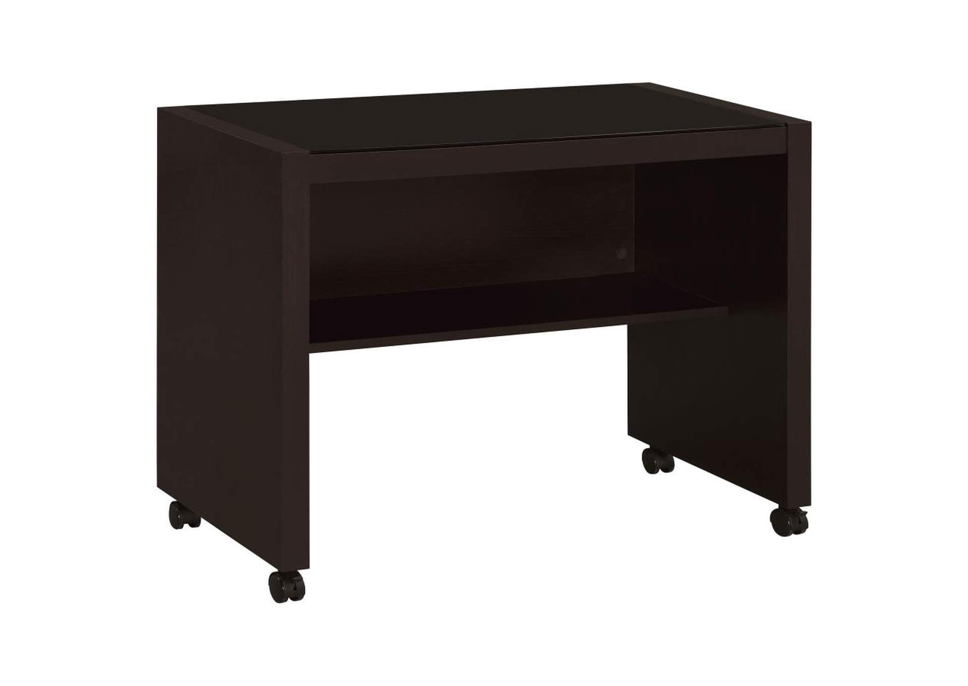 Skeena Mobile Return with Casters Cappuccino,Coaster Furniture