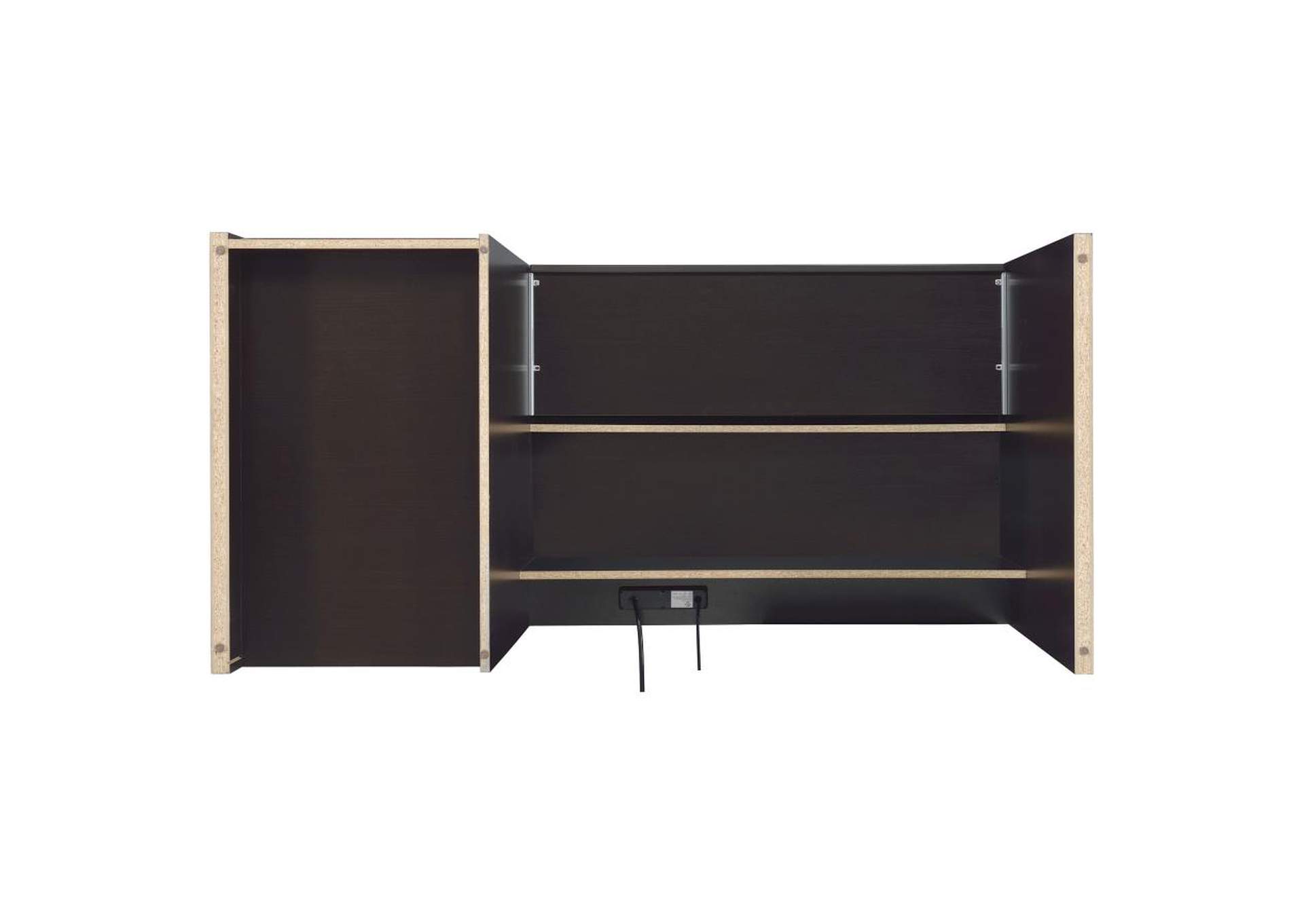 Halston 3 - drawer Connect - it Office Desk Cappuccino,Coaster Furniture