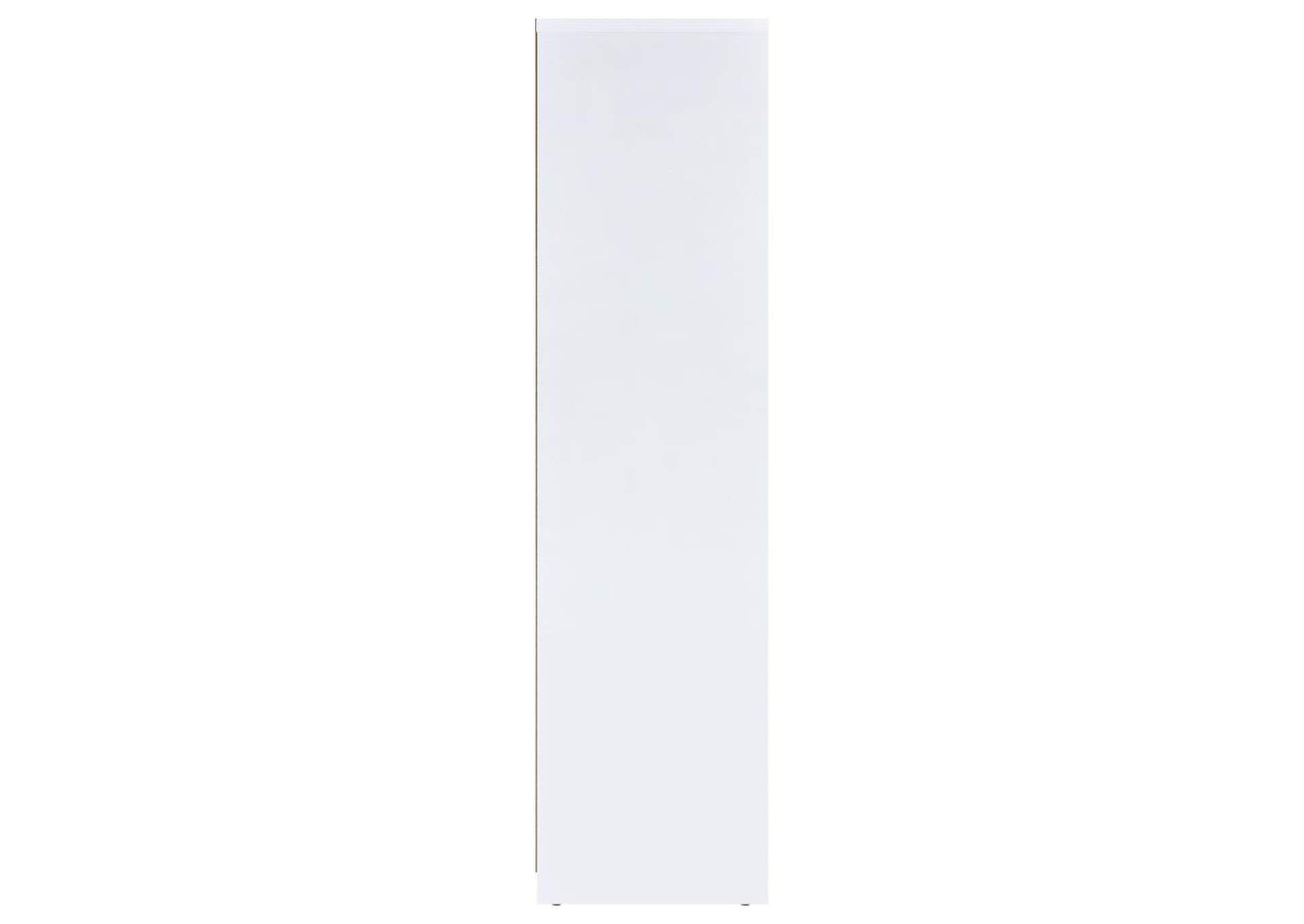 Spencer Bookcase with Cube Storage Compartments White,Coaster Furniture