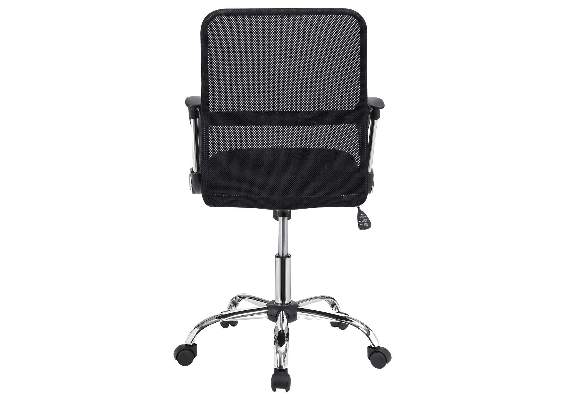 Gerta Office Chair with Mesh Backrest Black and Chrome,Coaster Furniture