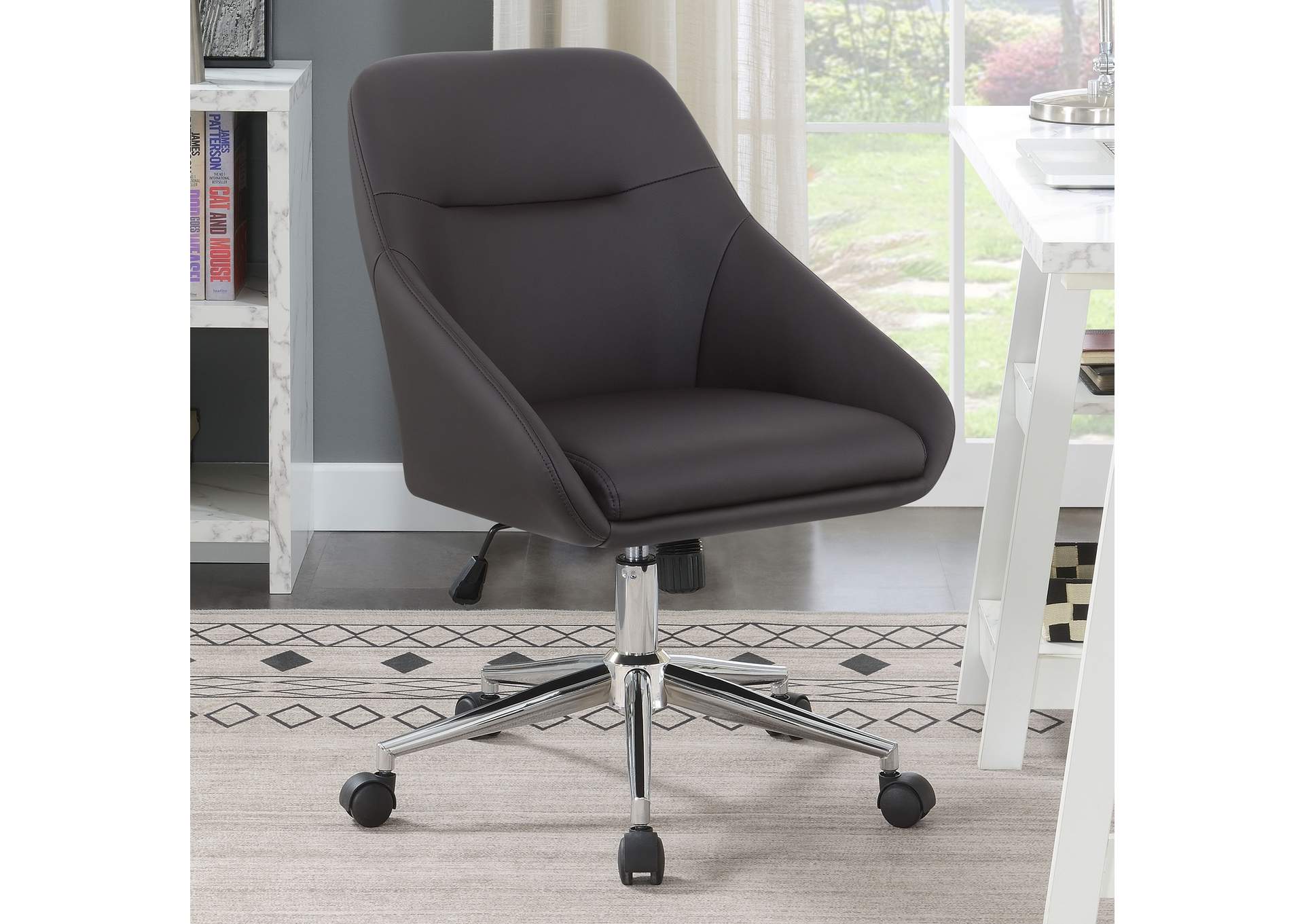 Jackman Upholstered Office Chair with Casters,Coaster Furniture