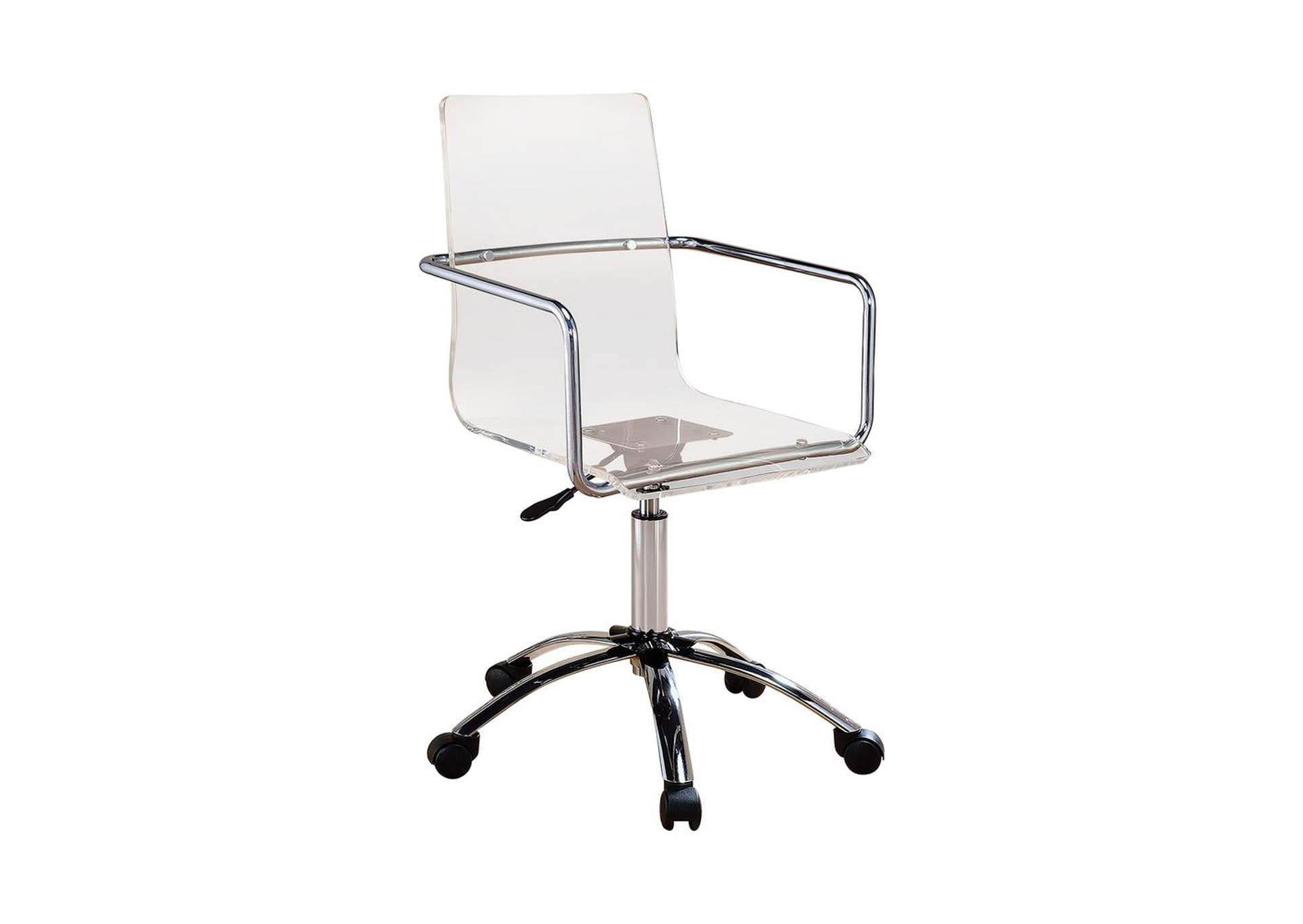 Clear Acrylic Contemporary Clear Acrylic Office Chair Best Buy Furniture And Mattress
