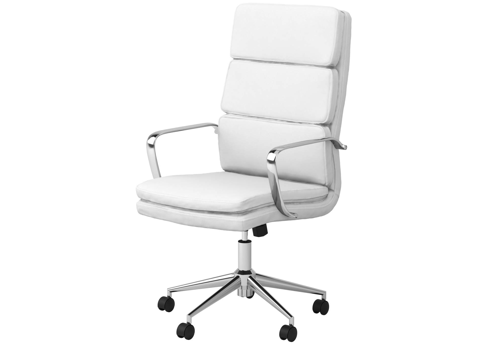 Ximena High Back Upholstered Office Chair White,Coaster Furniture