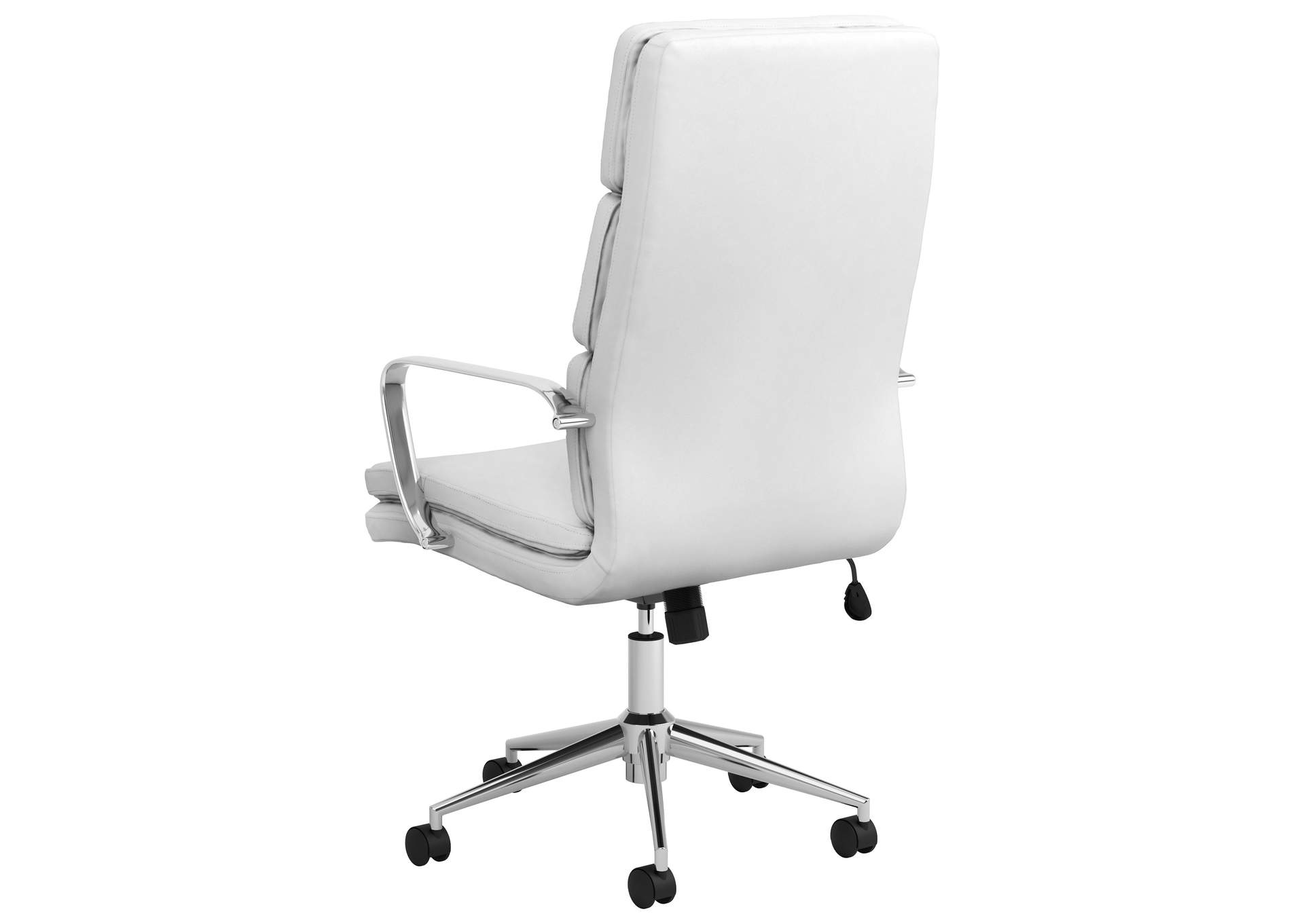 Ximena High Back Upholstered Office Chair White,Coaster Furniture