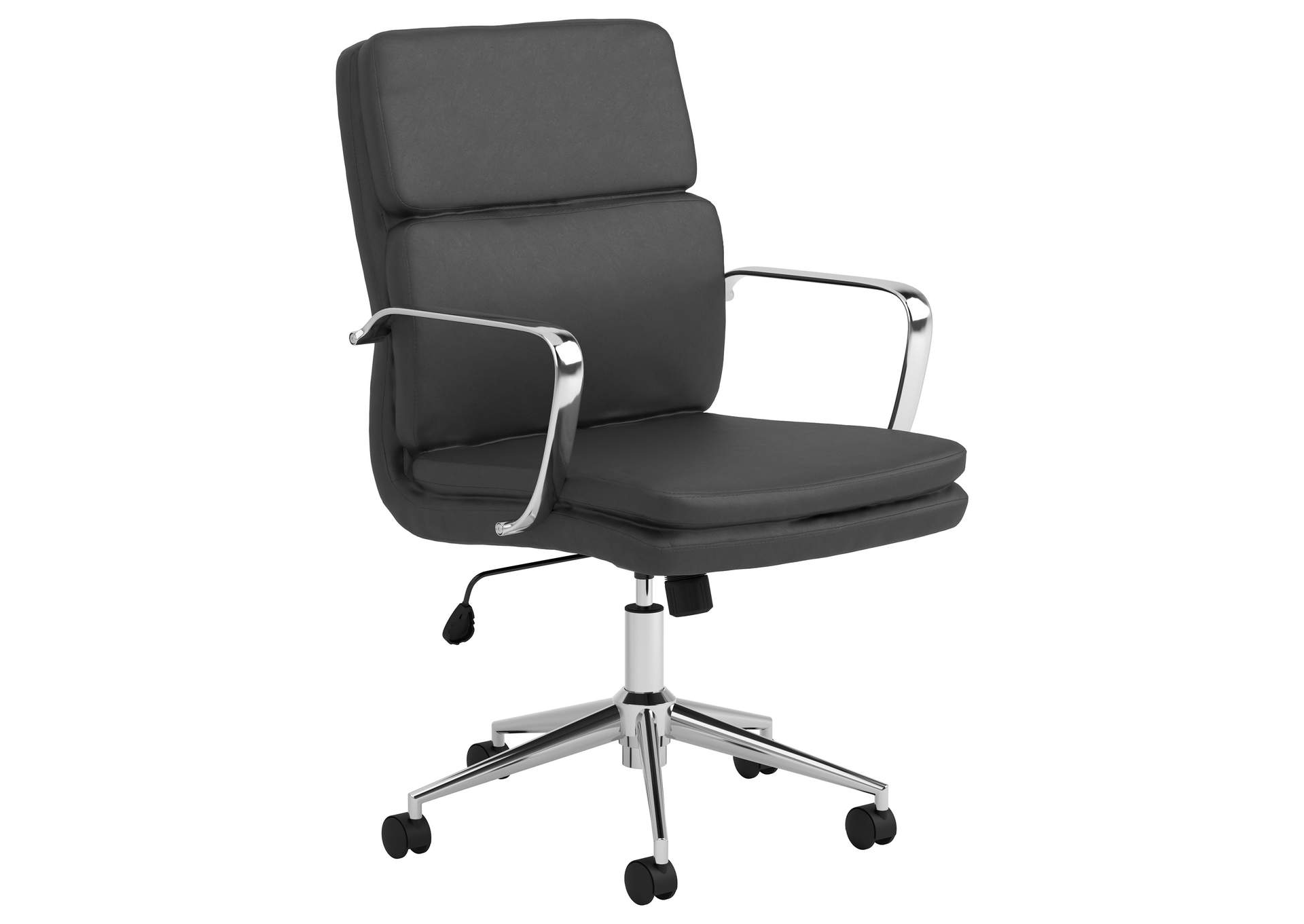 Ximena Standard Back Upholstered Office Chair Black,Coaster Furniture