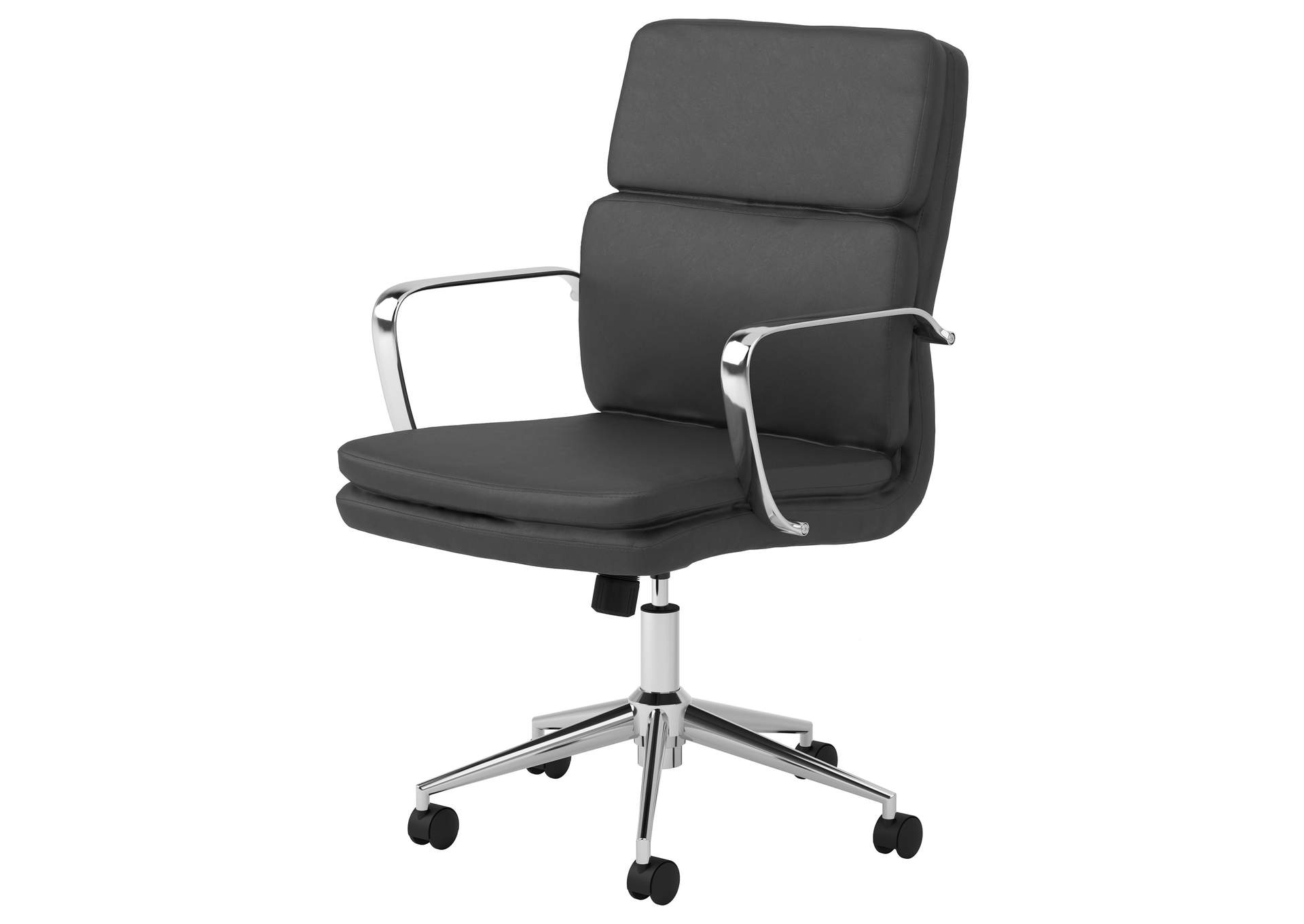 Ximena Standard Back Upholstered Office Chair Black,Coaster Furniture