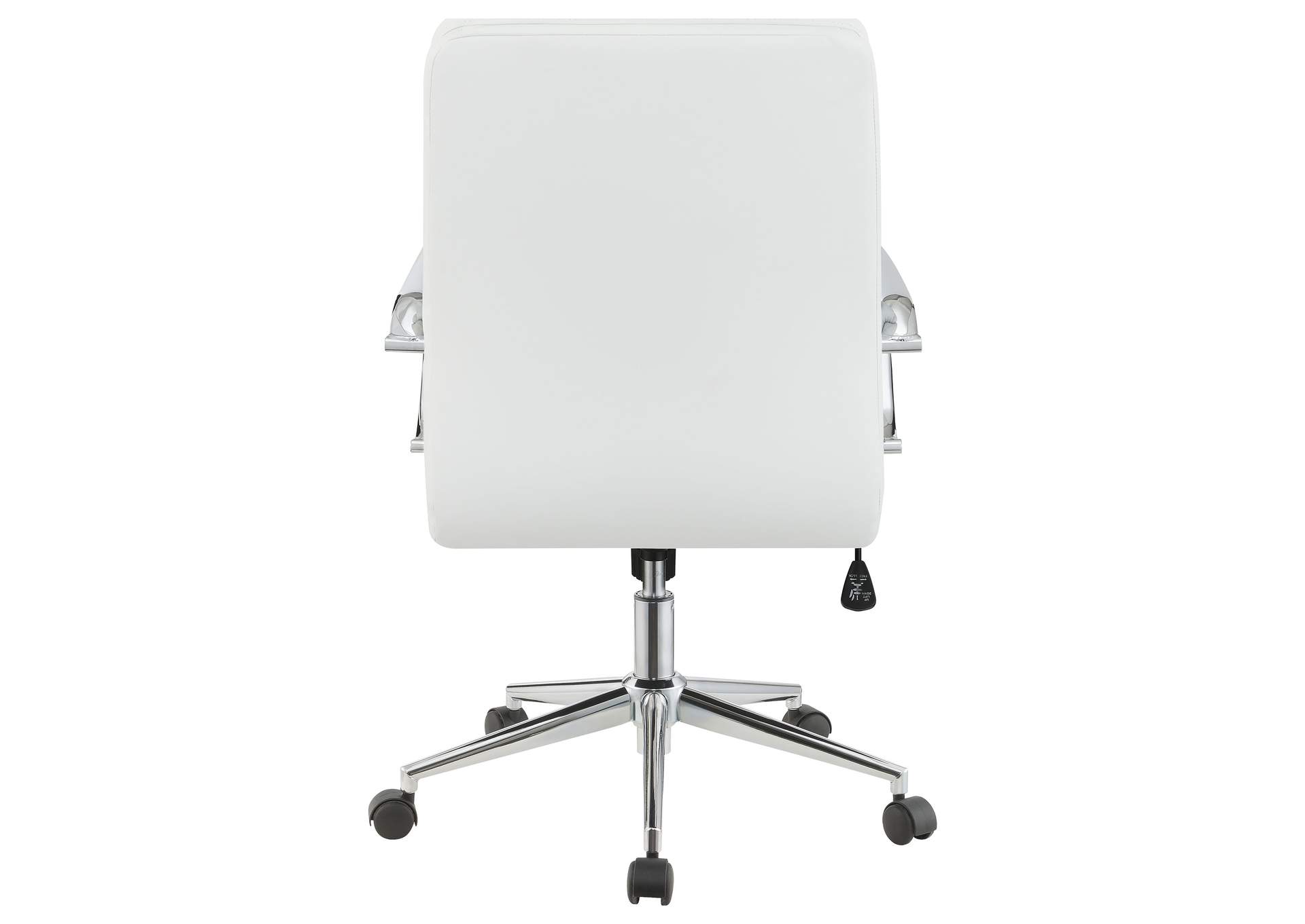 Ximena Standard Back Upholstered Office Chair White,Coaster Furniture