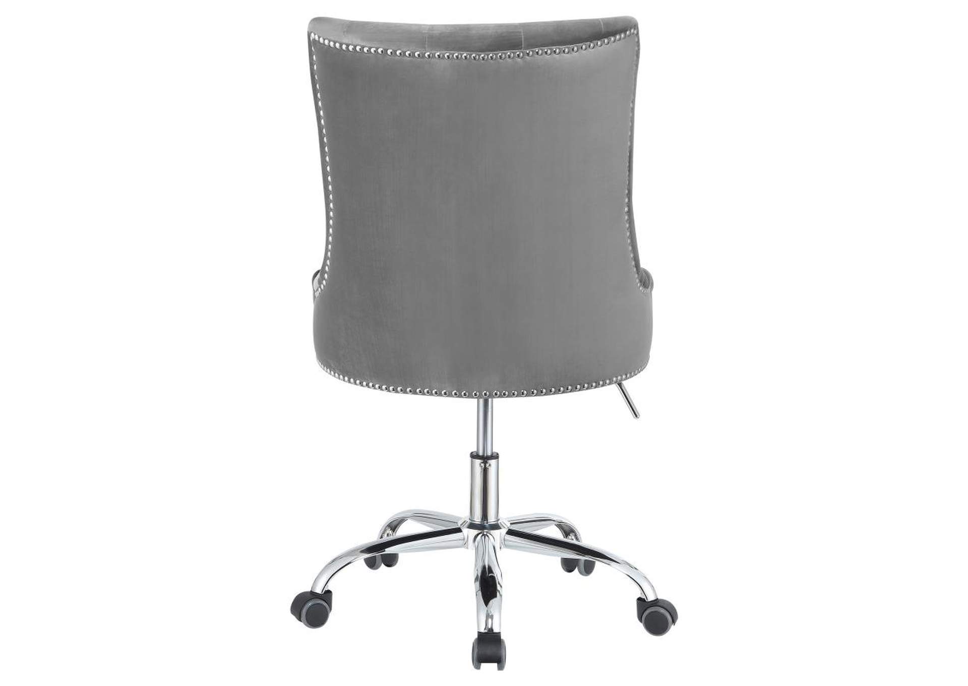 Torrance Tufted Back Office Chair Grey and Chrome,Coaster Furniture