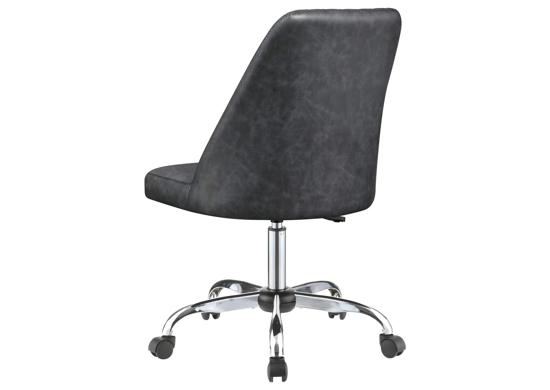 Althea Upholstered Tufted Back Office Chair Grey and Chrome,Coaster Furniture