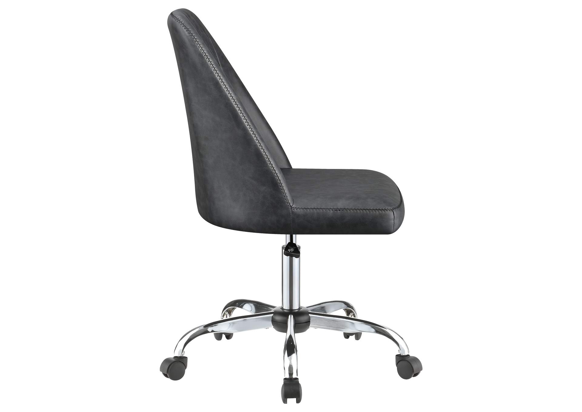 Althea Upholstered Tufted Back Office Chair Grey and Chrome,Coaster Furniture