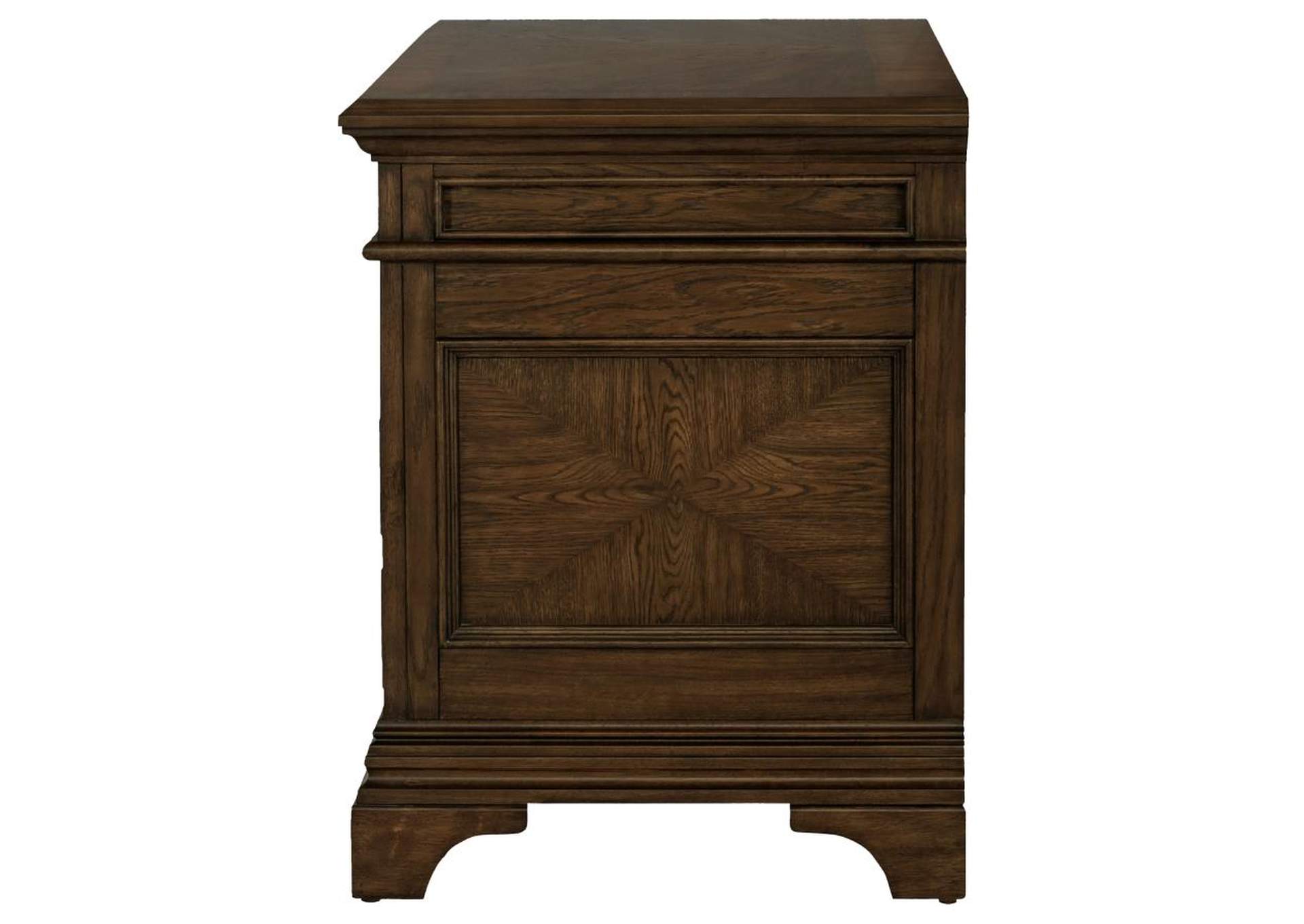Hartshill 5 - drawer File Cabinet Burnished Oak,Coaster Furniture