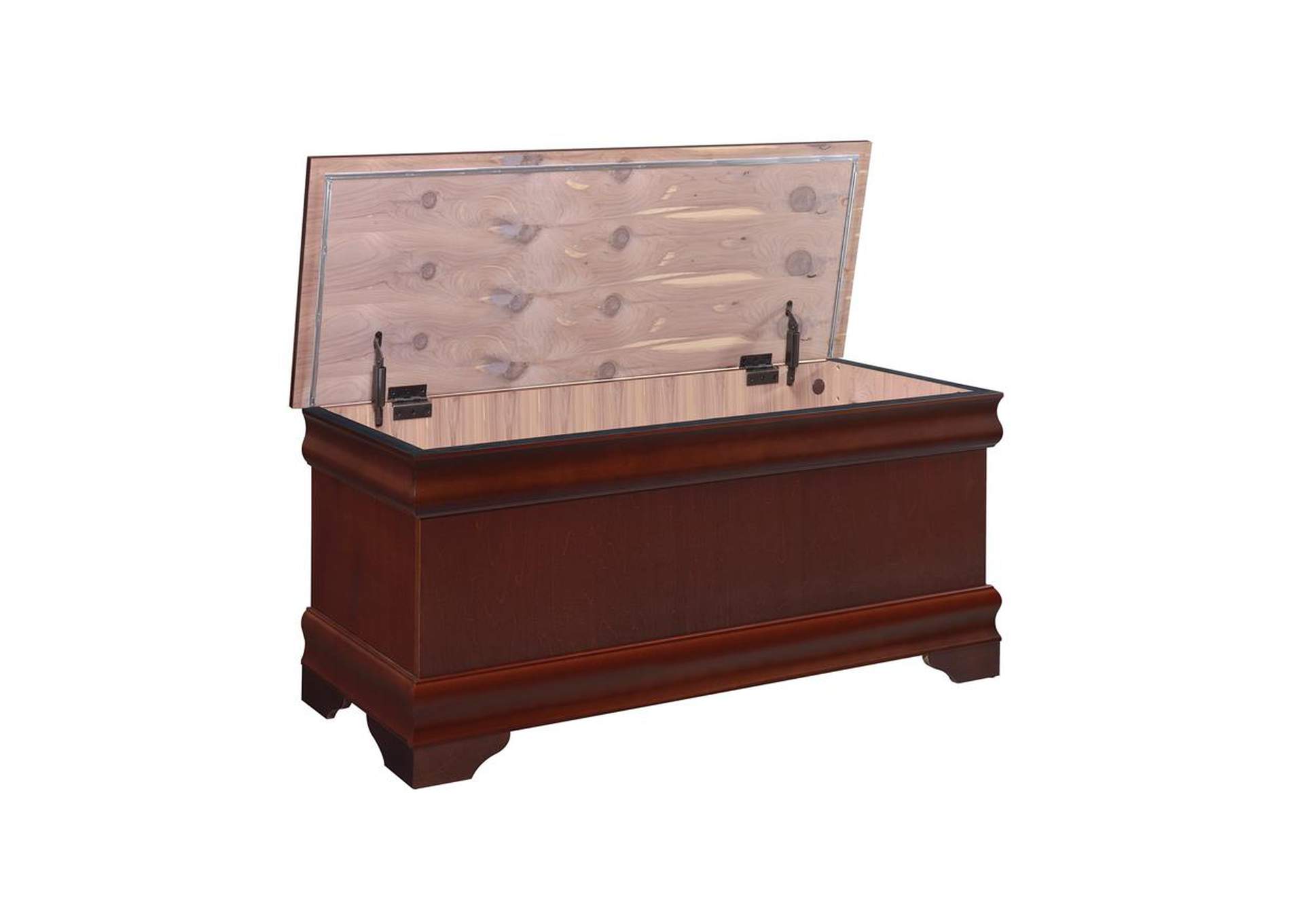 Warm Brown Louis Philippe Traditional Chest,Coaster Furniture