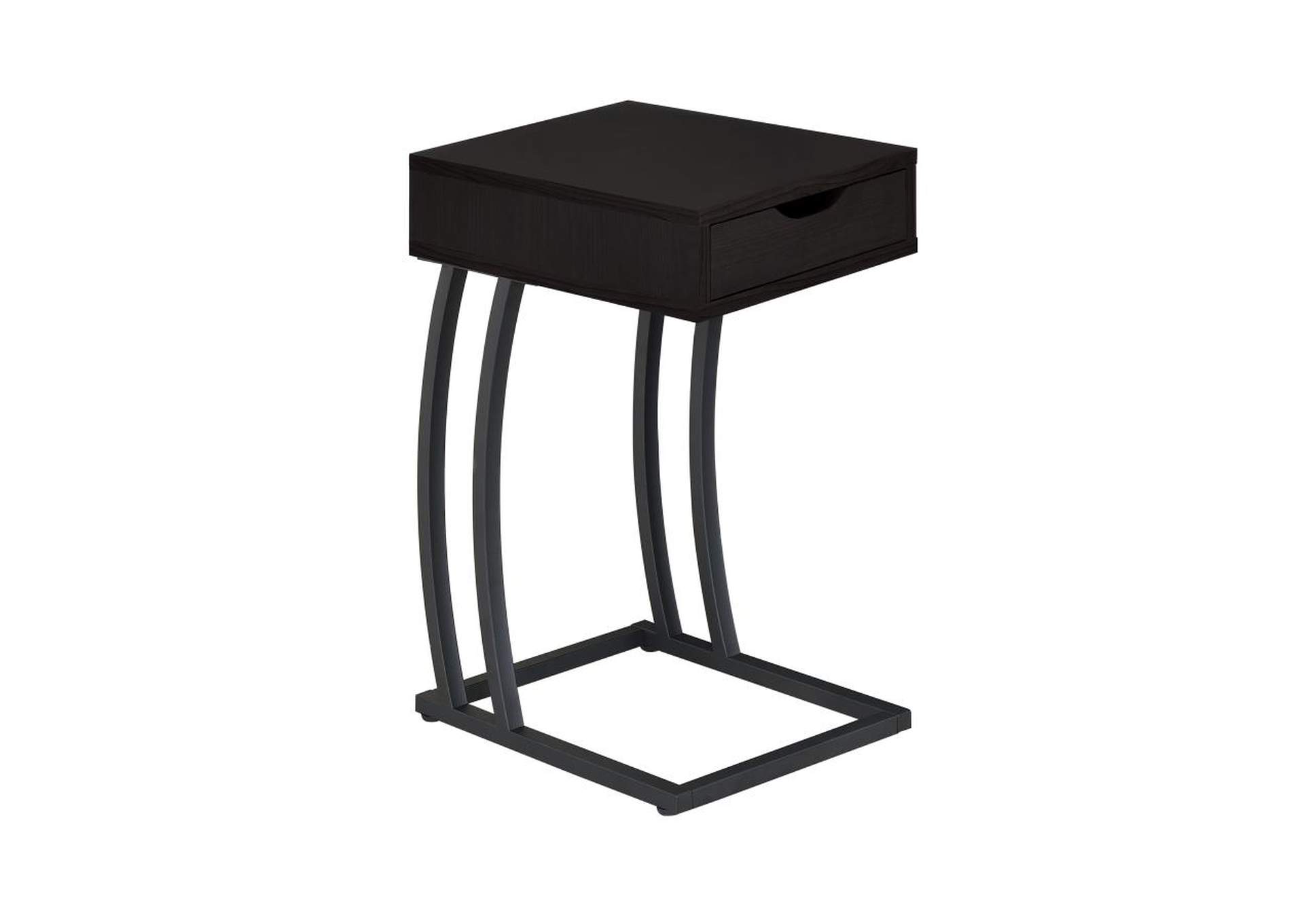 Troy Accent Table With Power Outlet Cappuccino,Coaster Furniture