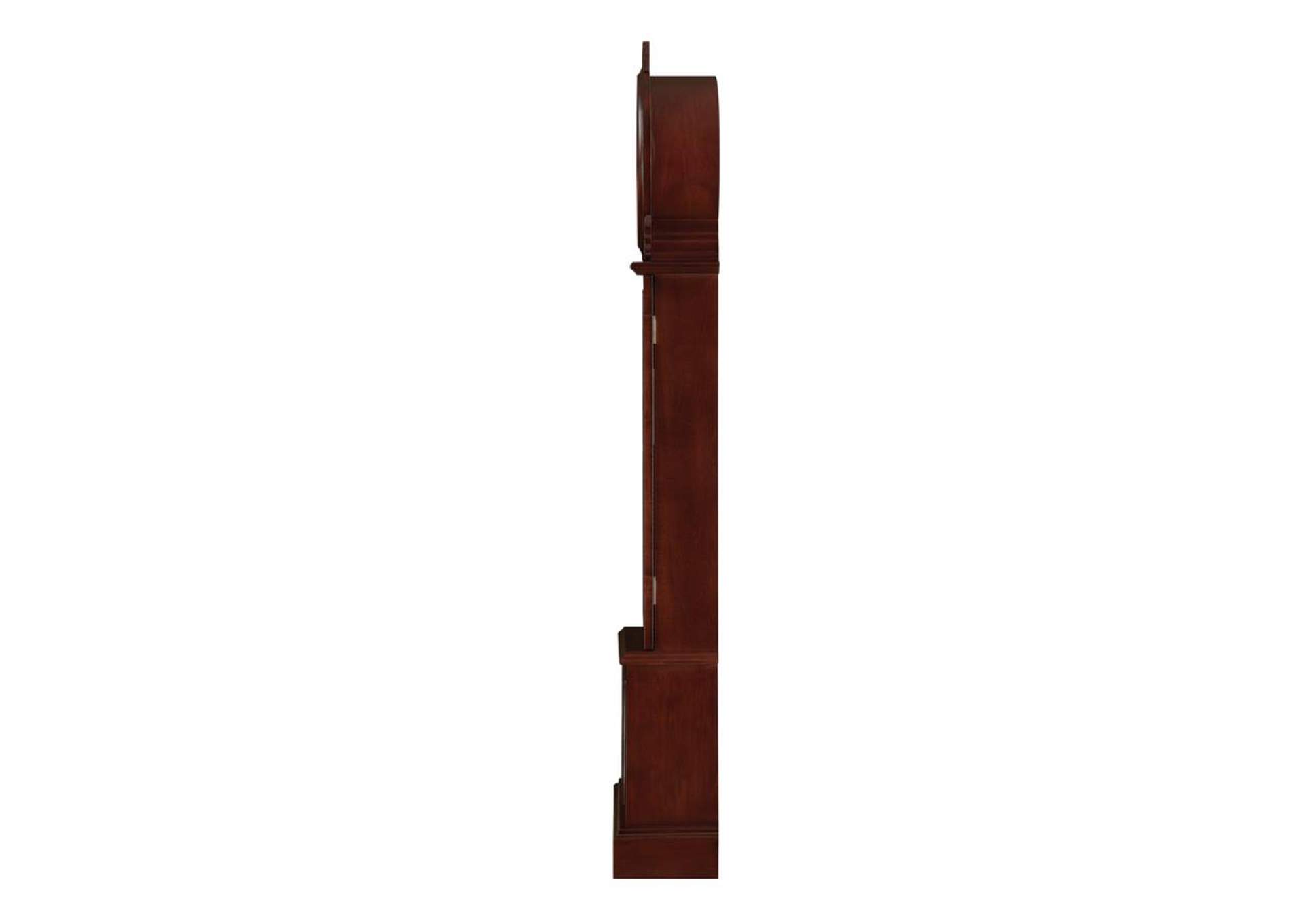 Narcissa Grandfather Clock with Chime Brown Red,Coaster Furniture