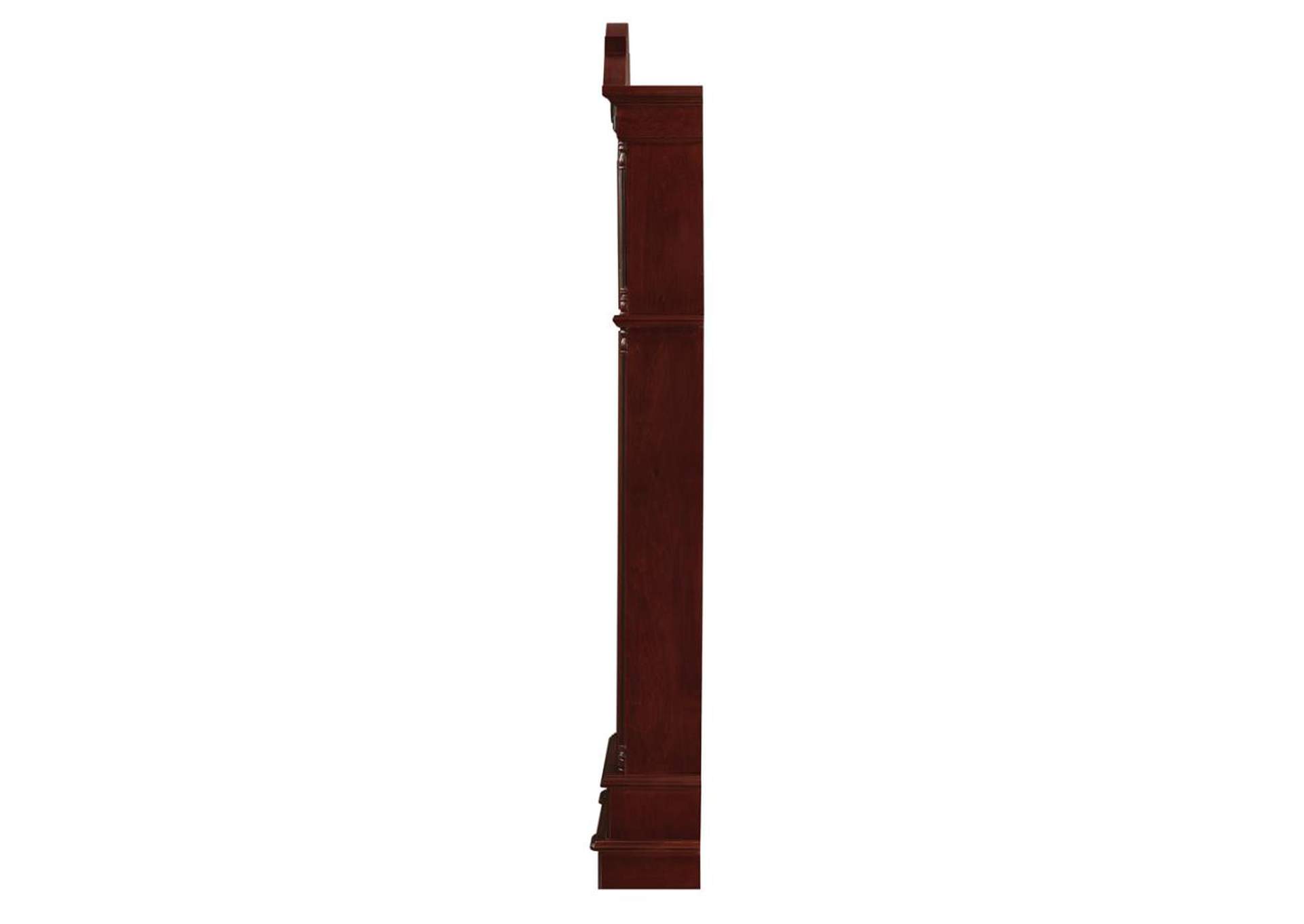 Diggory Grandfather Clock Brown Red And Clear,Coaster Furniture