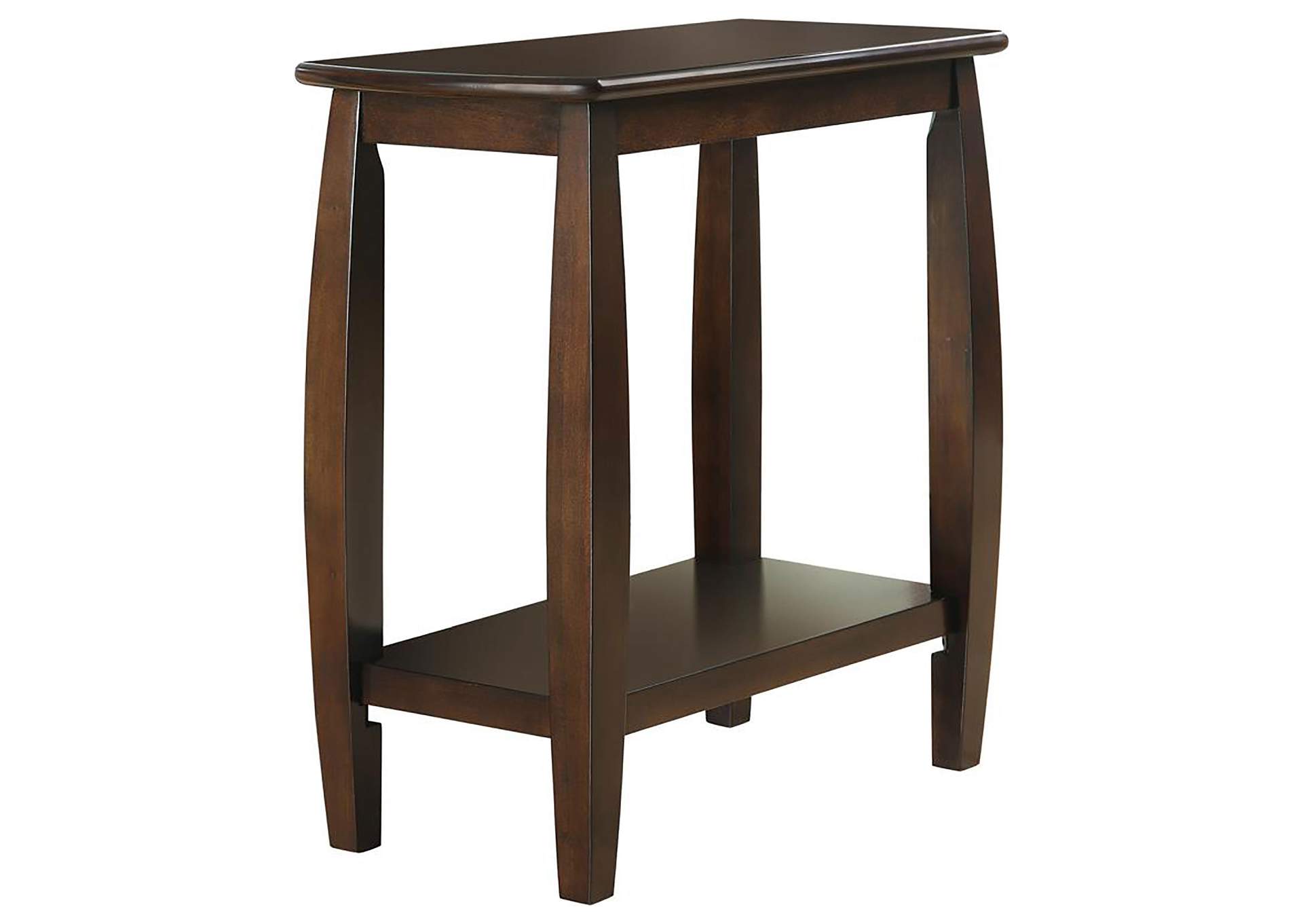 Raphael 1-shelf Chairside Table Cappuccino,Coaster Furniture