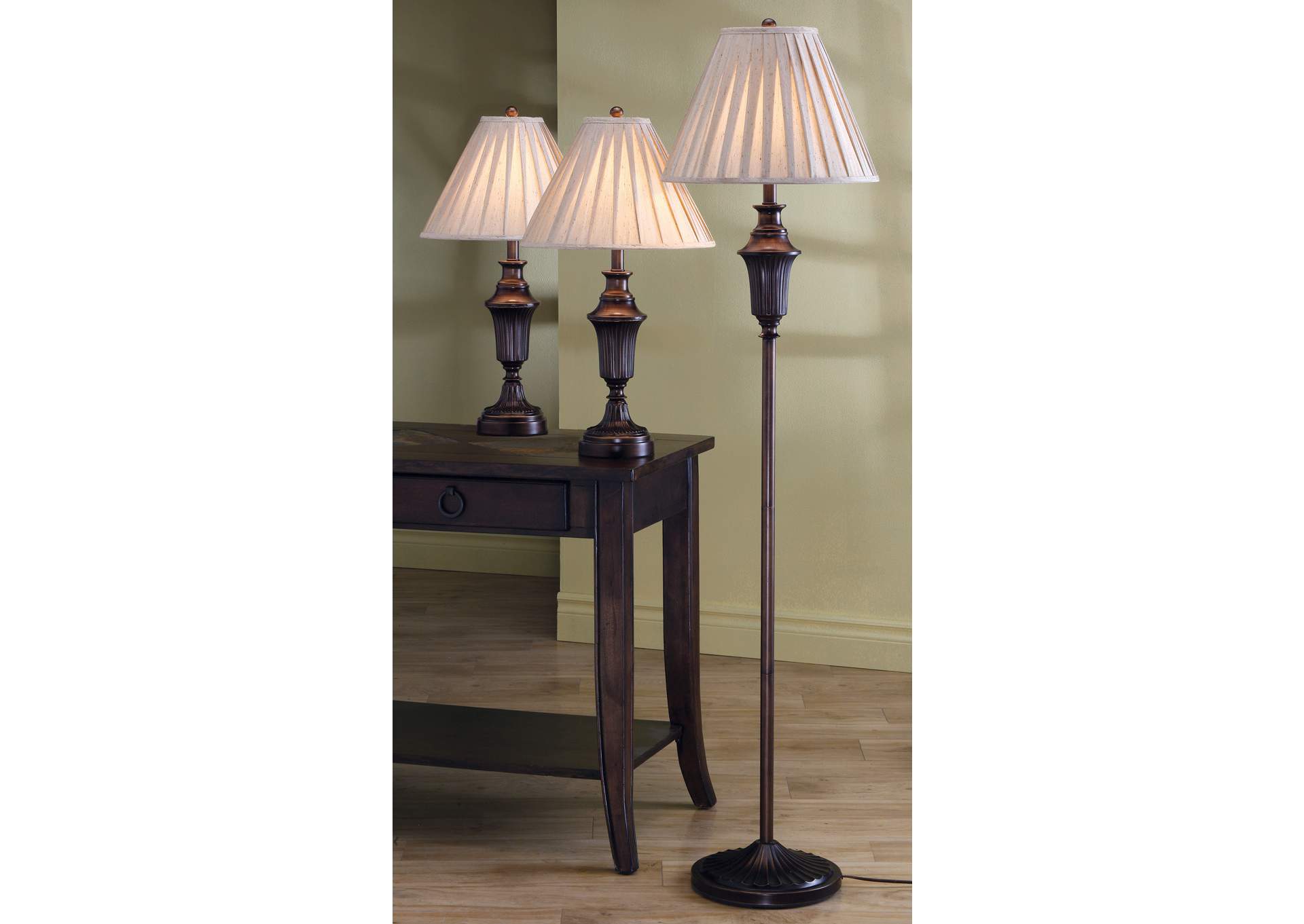 Dark Brown Traditional Lamp,Coaster Furniture