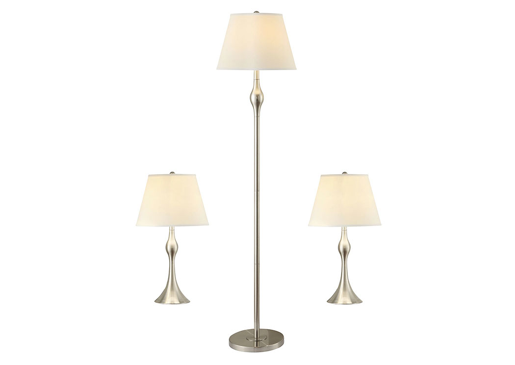 Nickel Lamp (Set of 3),ABF Coaster Furniture