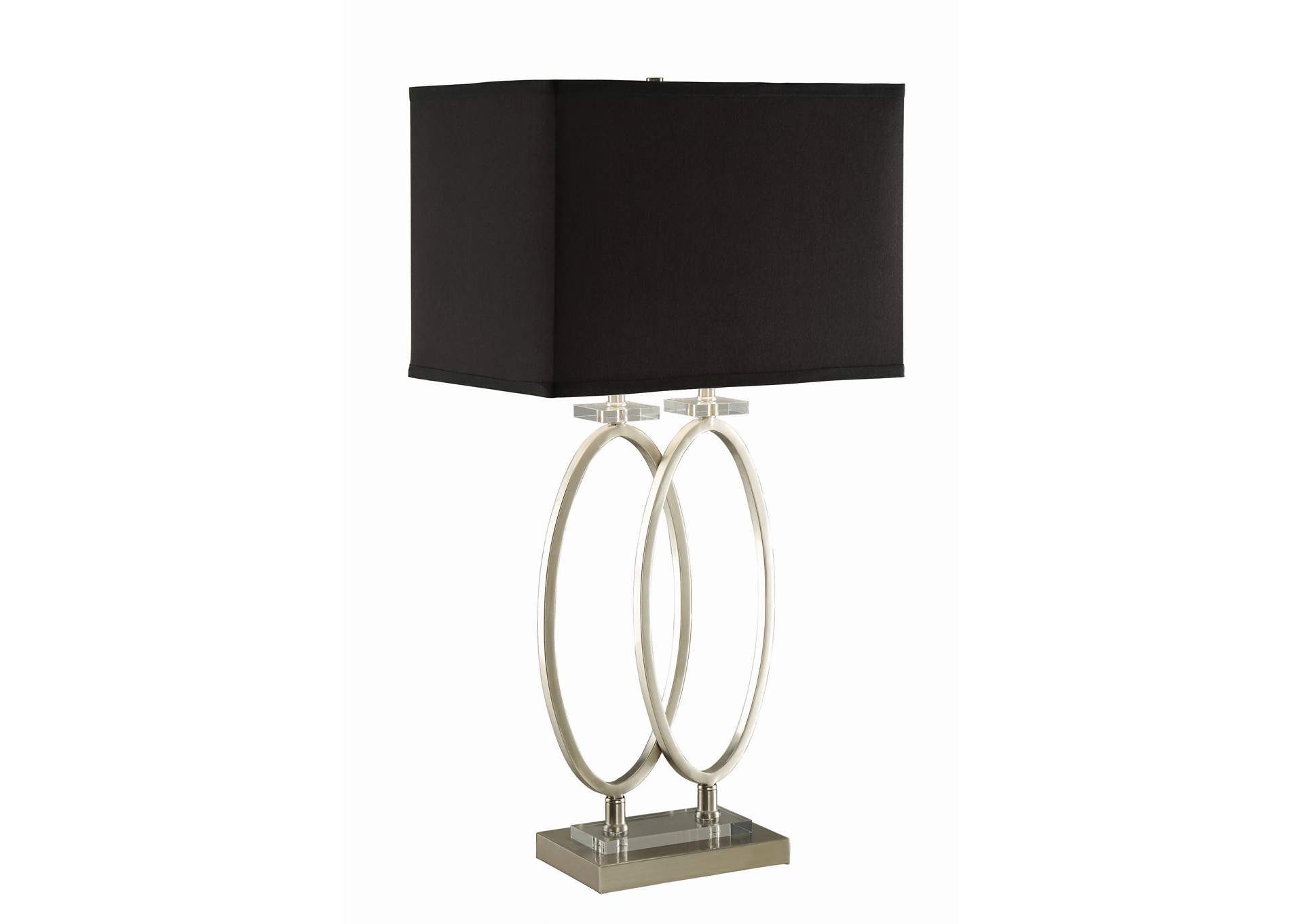 black rectangle table lamp