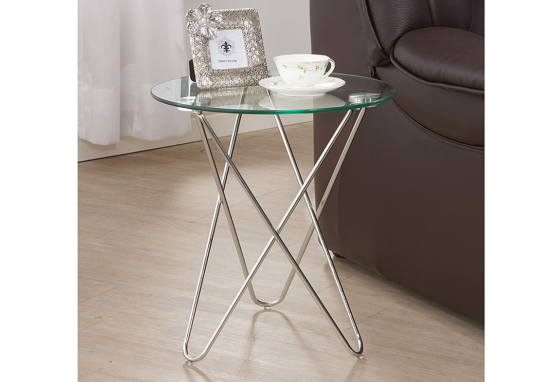 Chrome Accent Table,ABF Coaster Furniture