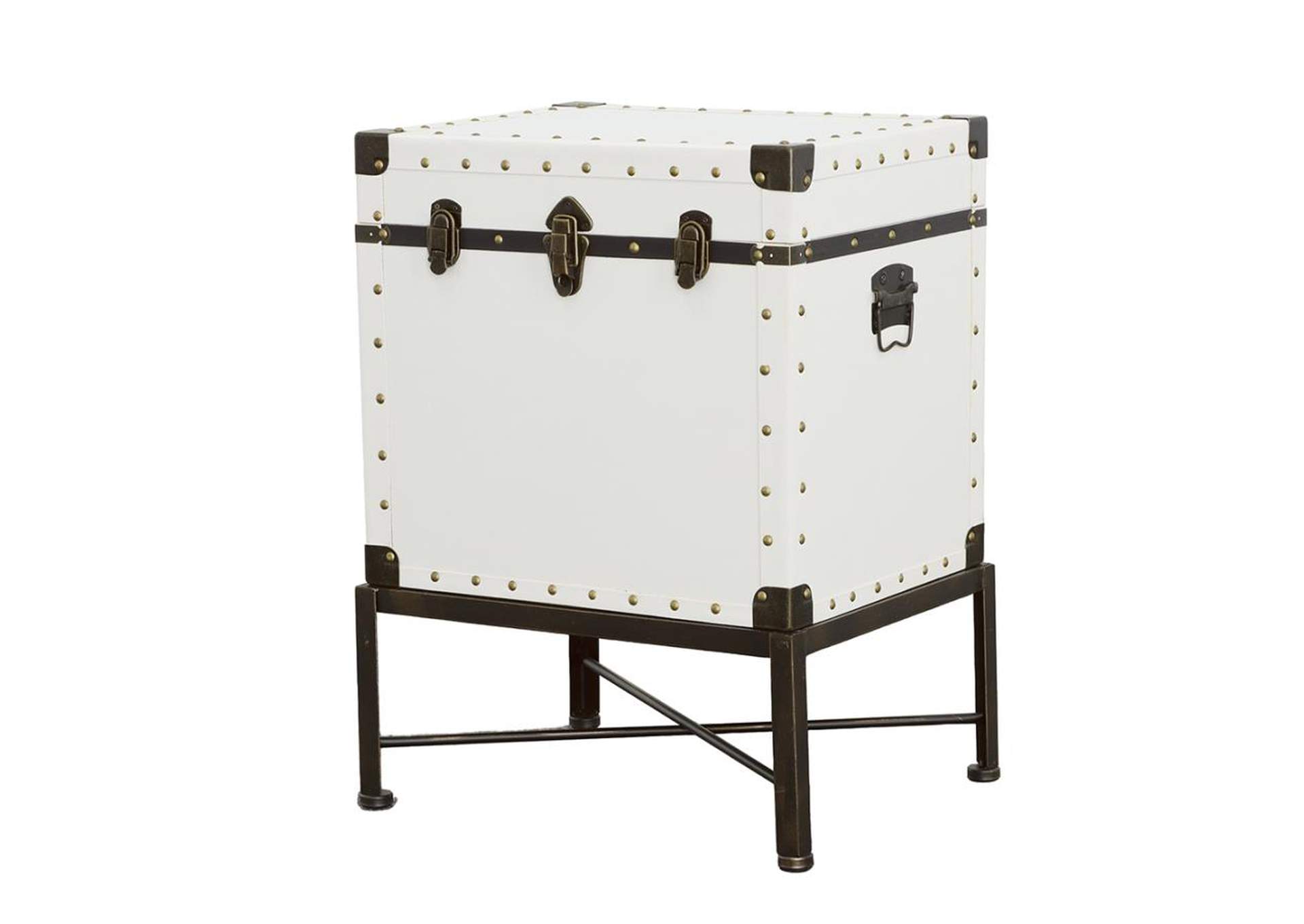 Accent Cabinet with Nailhead Trim White,Coaster Furniture