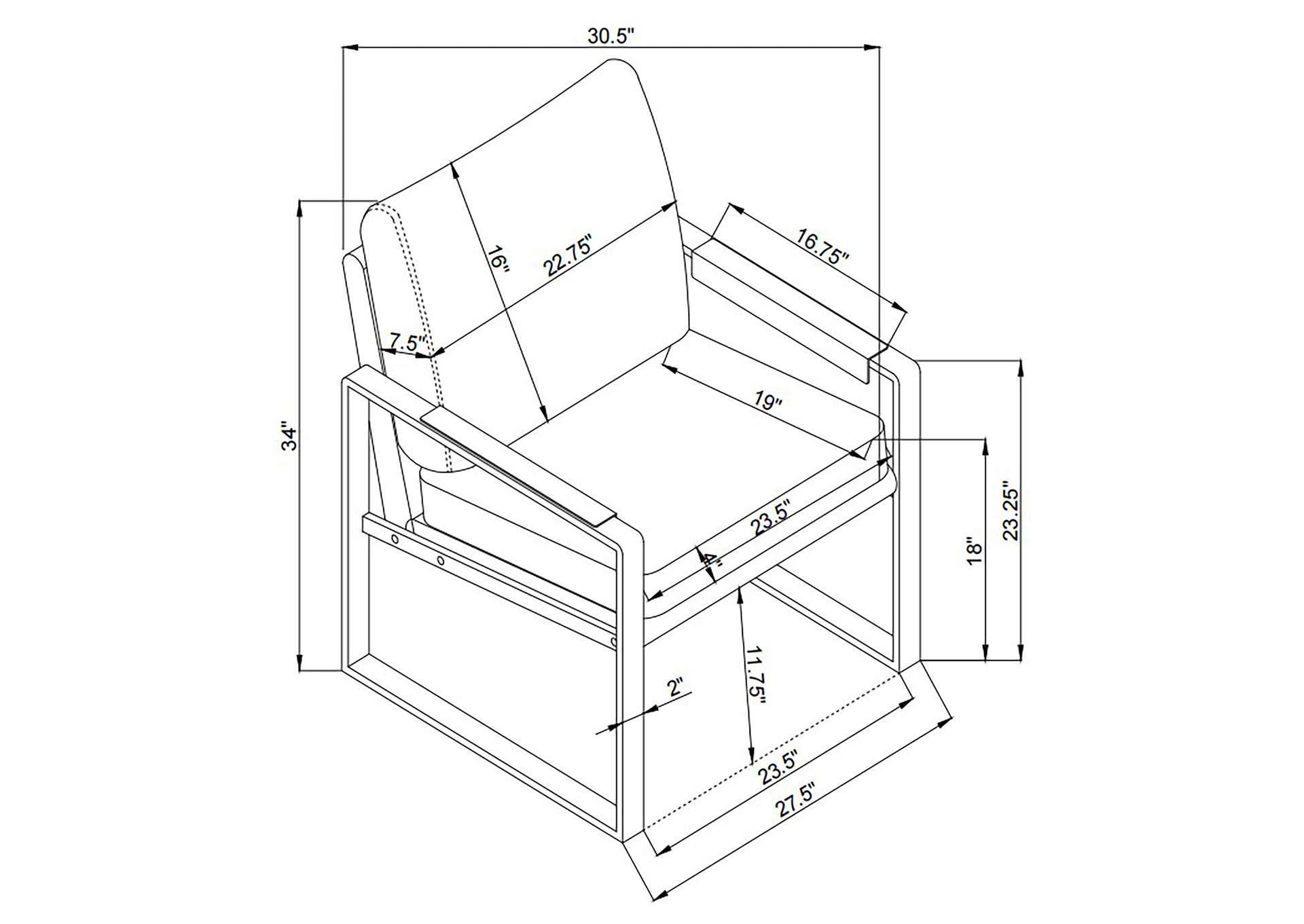 ACCENT CHAIR,Coaster Furniture