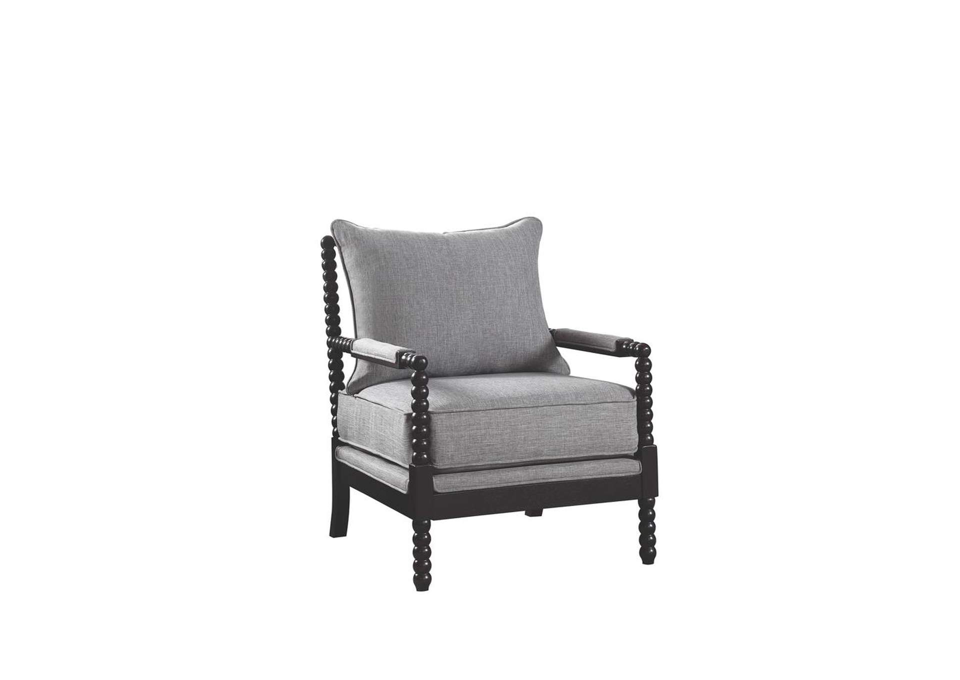 Cappuccino Traditional Grey And Cappuccino Accent Chair,Coaster Furniture