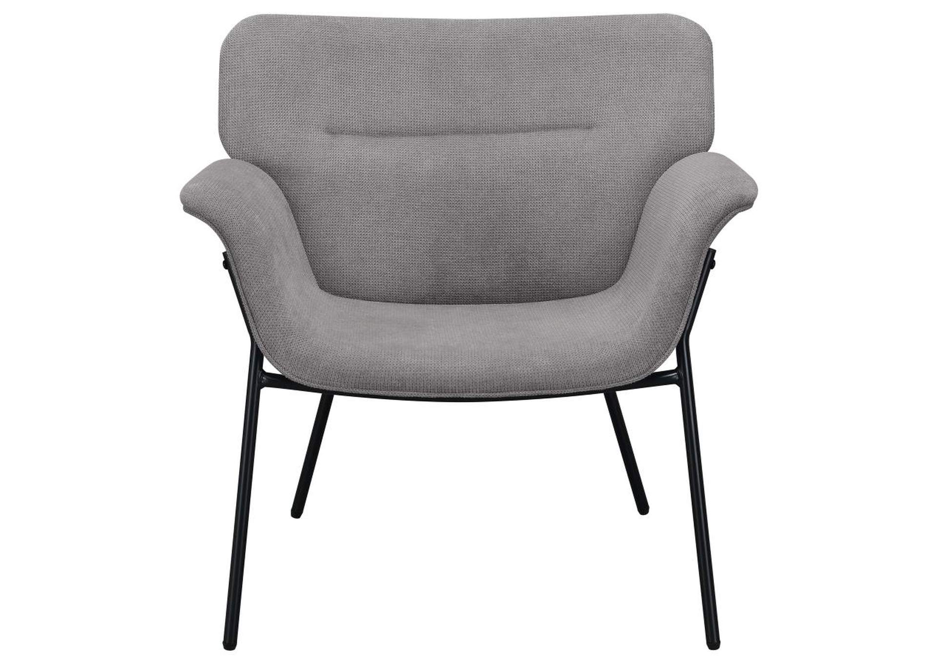 Davina Upholstered Flared Arms Accent Chair Ash Grey,Coaster Furniture