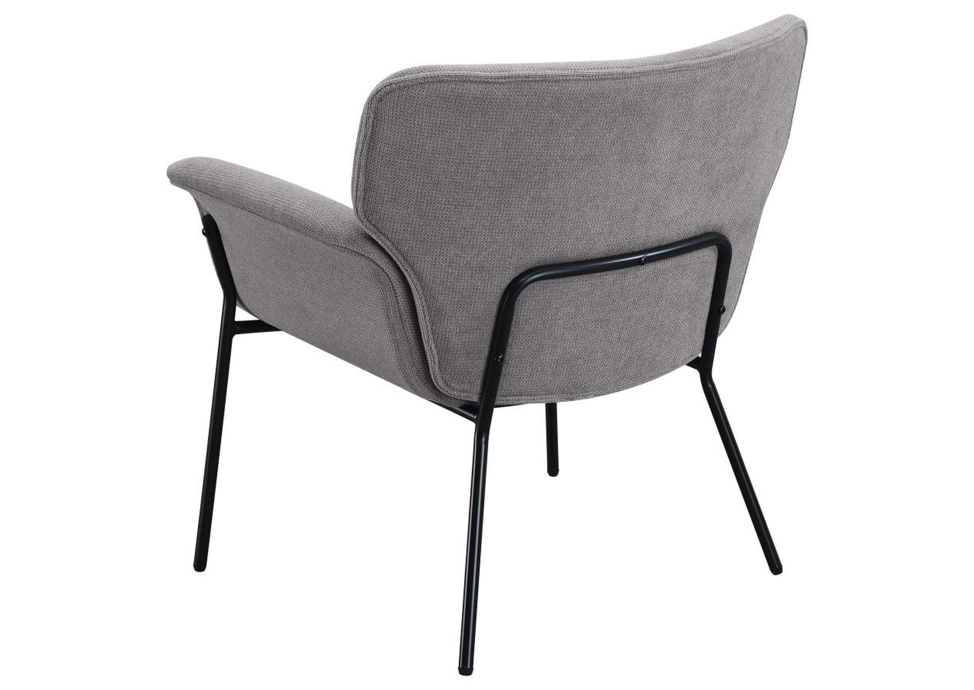 Davina Upholstered Flared Arms Accent Chair Ash Grey,Coaster Furniture