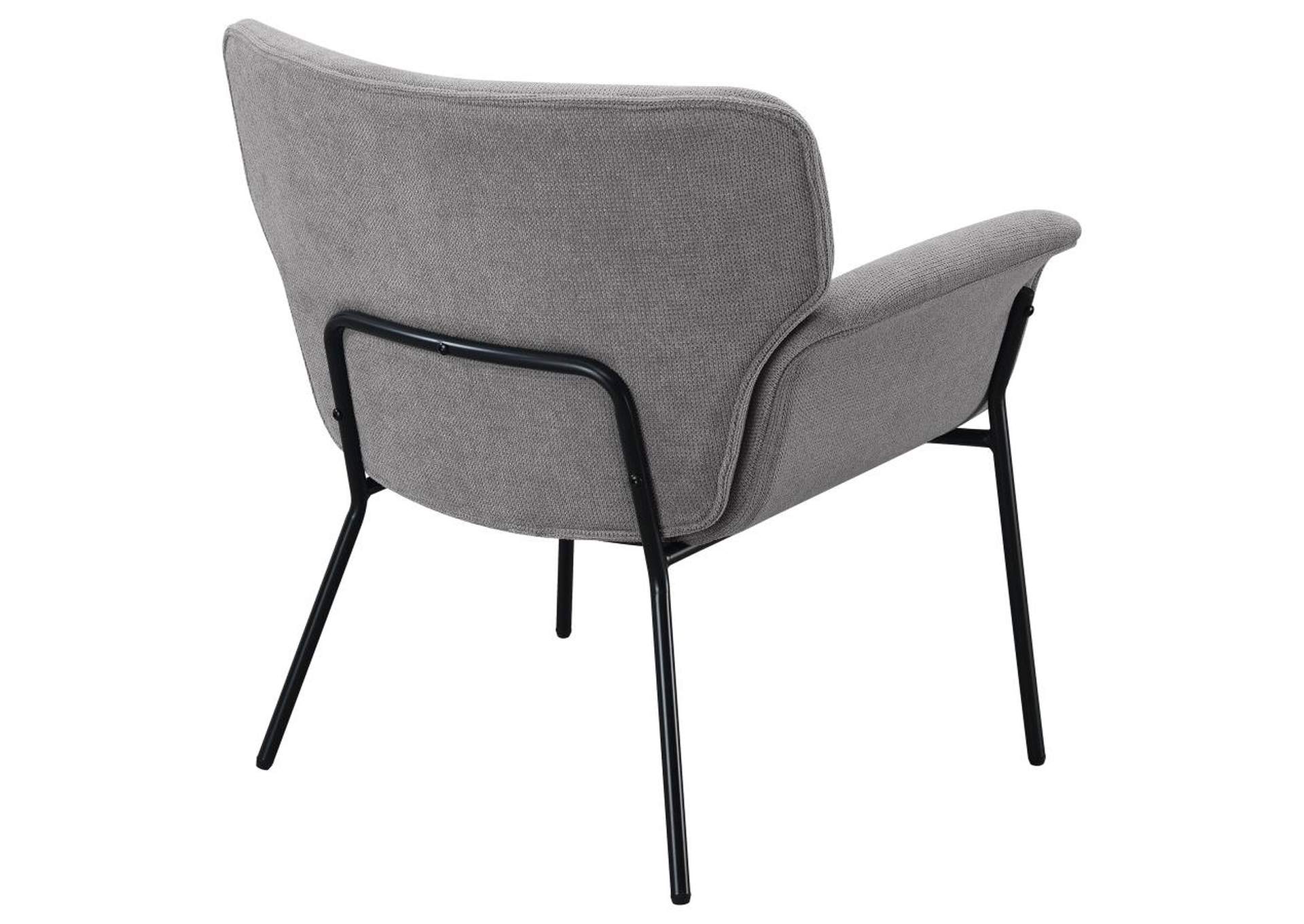 Davina Upholstered Flared Arms Accent Chair Ash Grey,Coaster Furniture