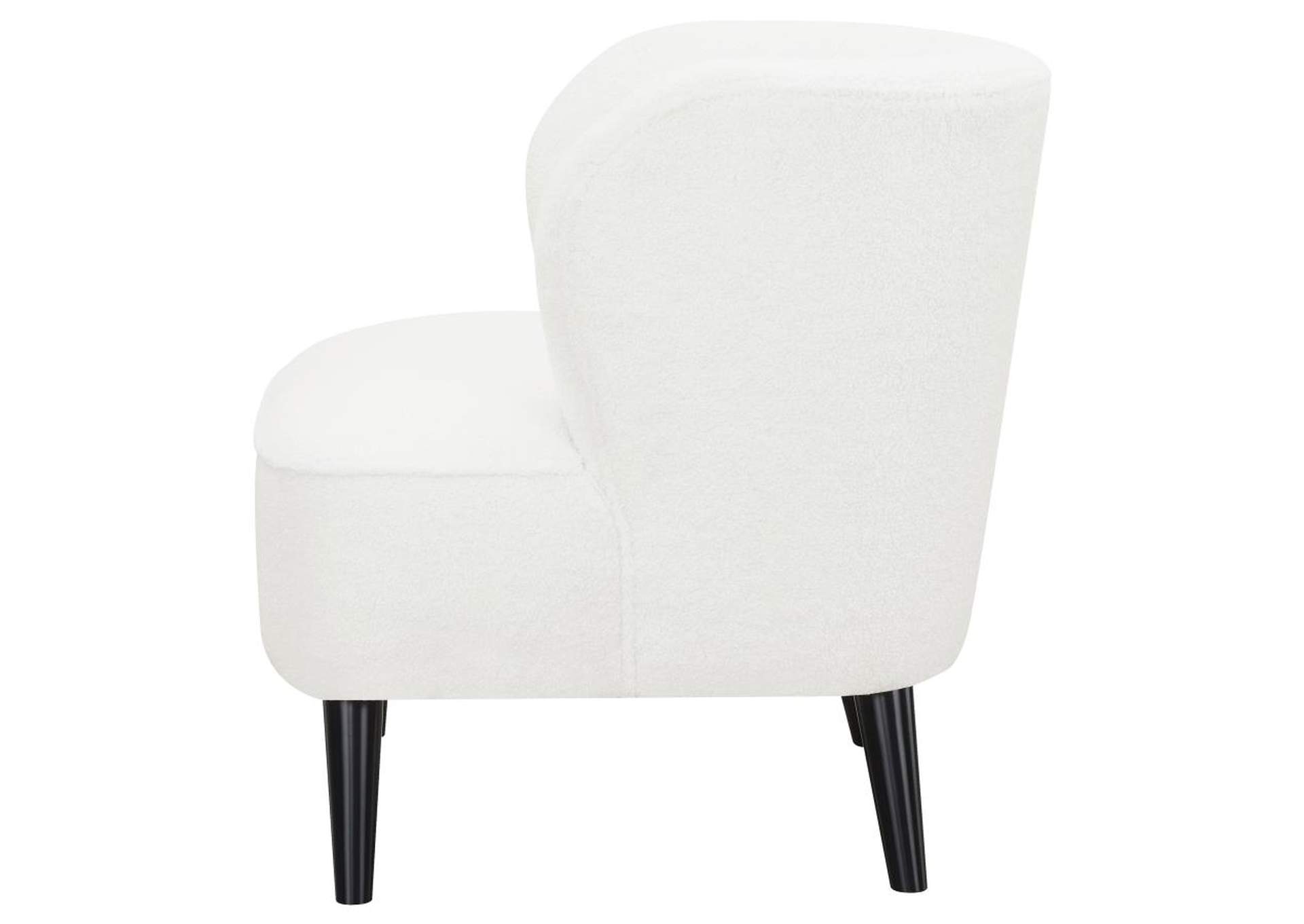 Alonzo Upholstered Track Arms Accent Chair Natural,Coaster Furniture