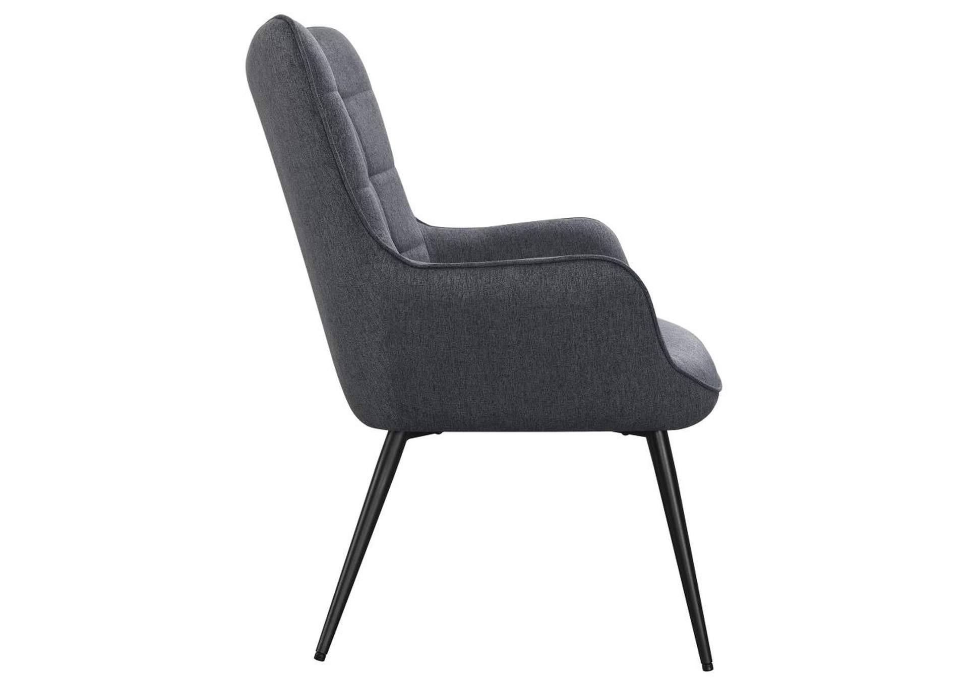 Isla Upholstered Flared Arms Accent Chair with Grid Tufted,Coaster Furniture