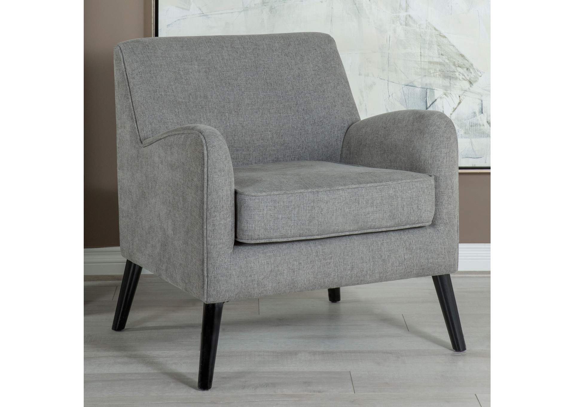 Charlie Upholstered Accent Chair with Reversible Seat Cushion,Coaster Furniture