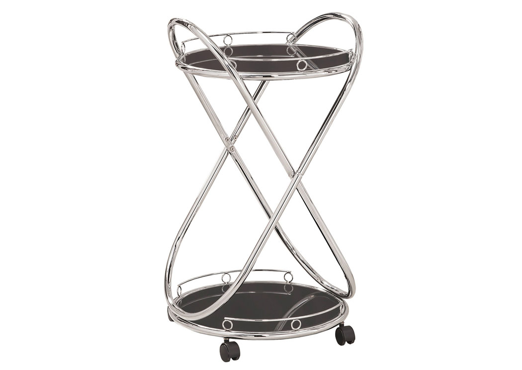 Chrome Serving Cart,ABF Coaster Furniture