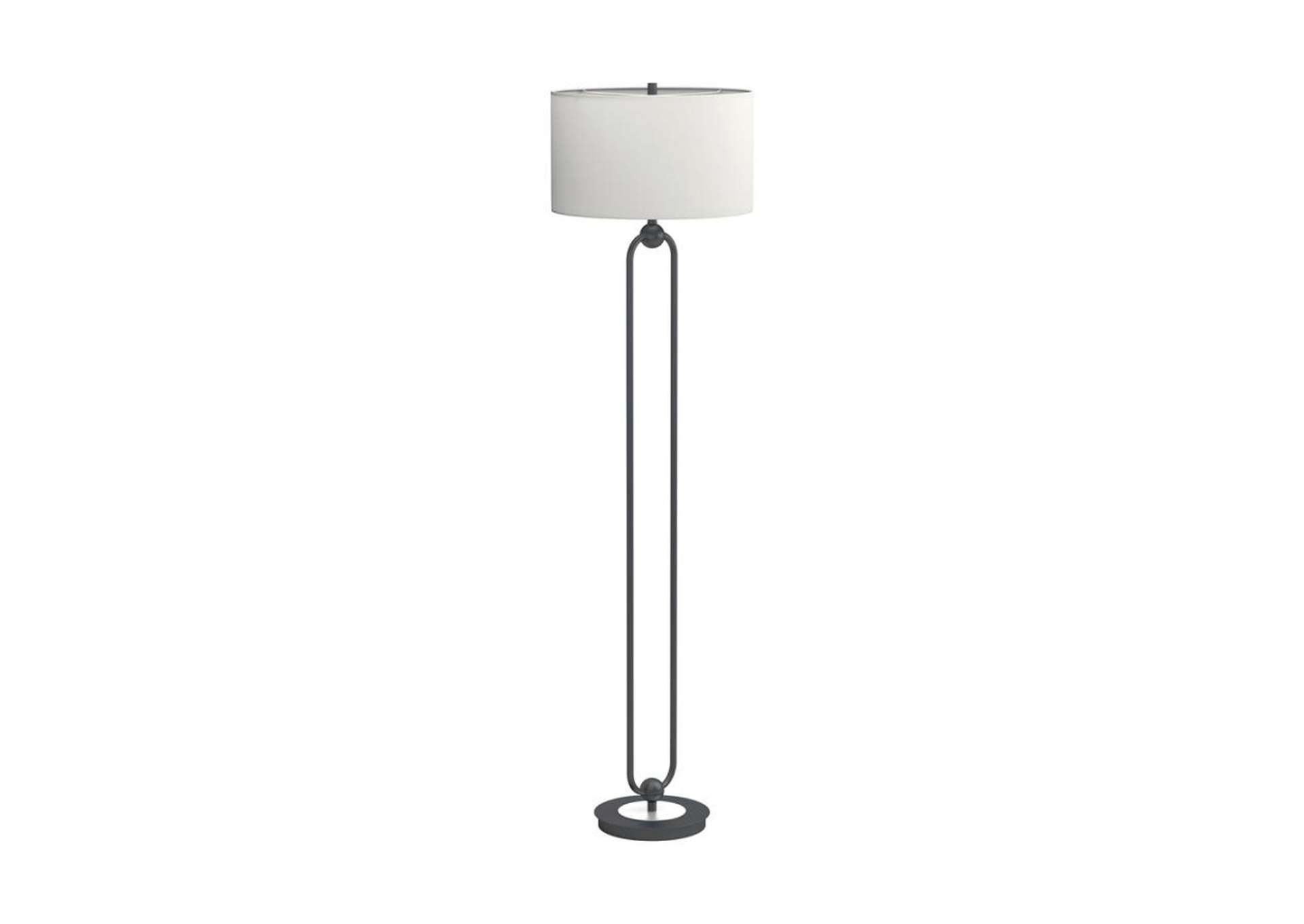 drum shade floor lamp