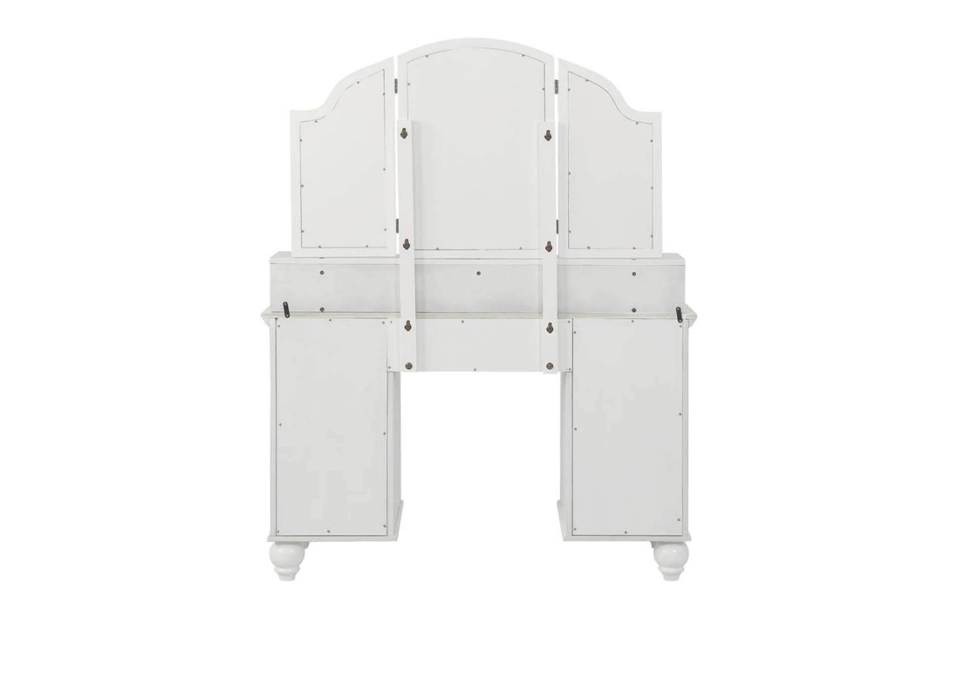 Reinhart 2-piece Vanity Set White and Beige,Coaster Furniture