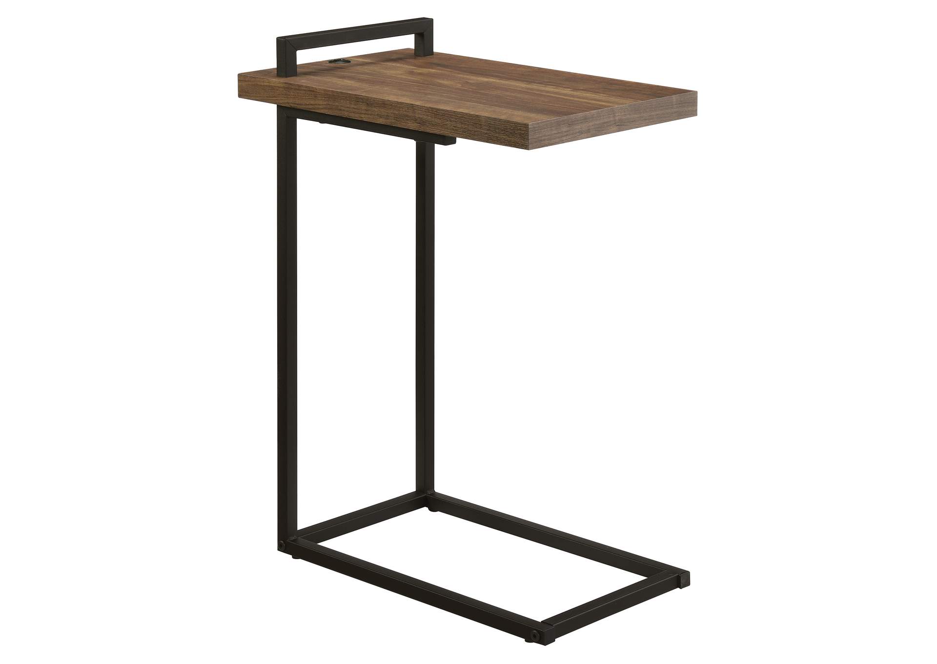 Maxwell C-shaped Accent Table with USB Charging Port,Coaster Furniture