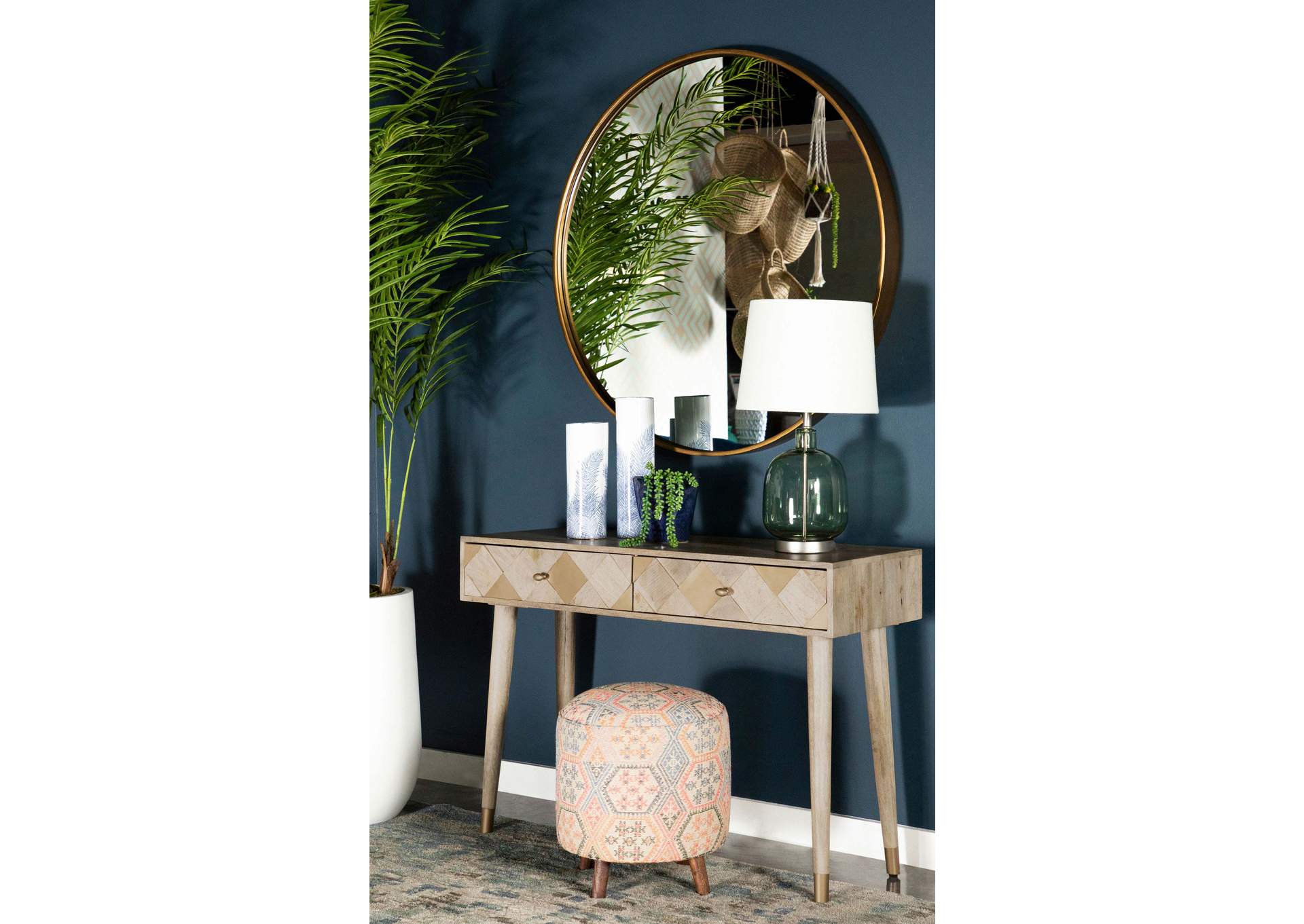 Alyssum Rectangular Storage Console Table Natural,Coaster Furniture