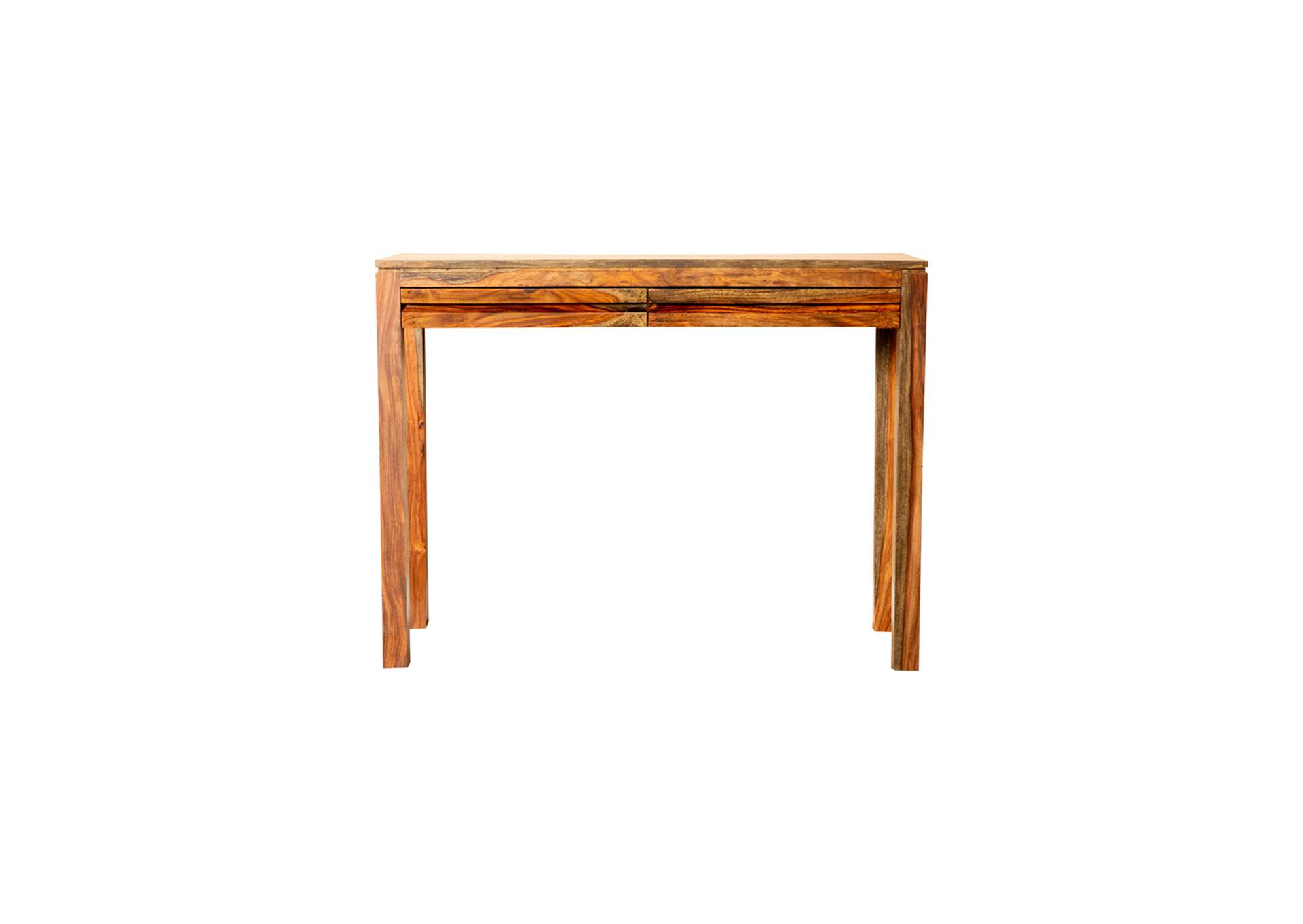 Jamesia Rectangular 2-drawer Console Table Warm Chestnut,Coaster Furniture