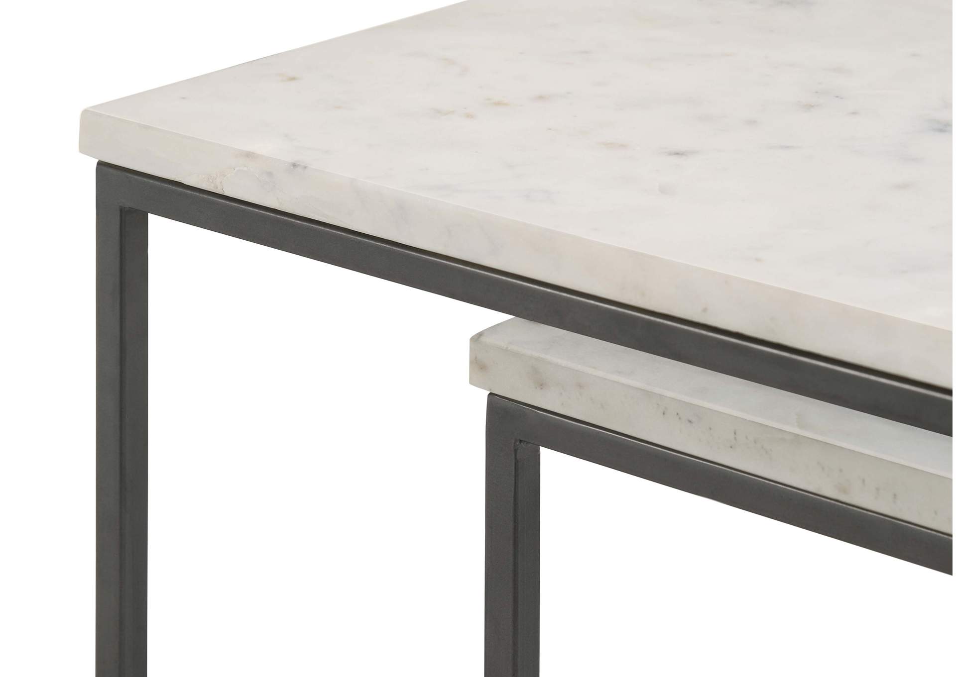 Caine 3-piece Nesting Table with Marble Top,Coaster Furniture