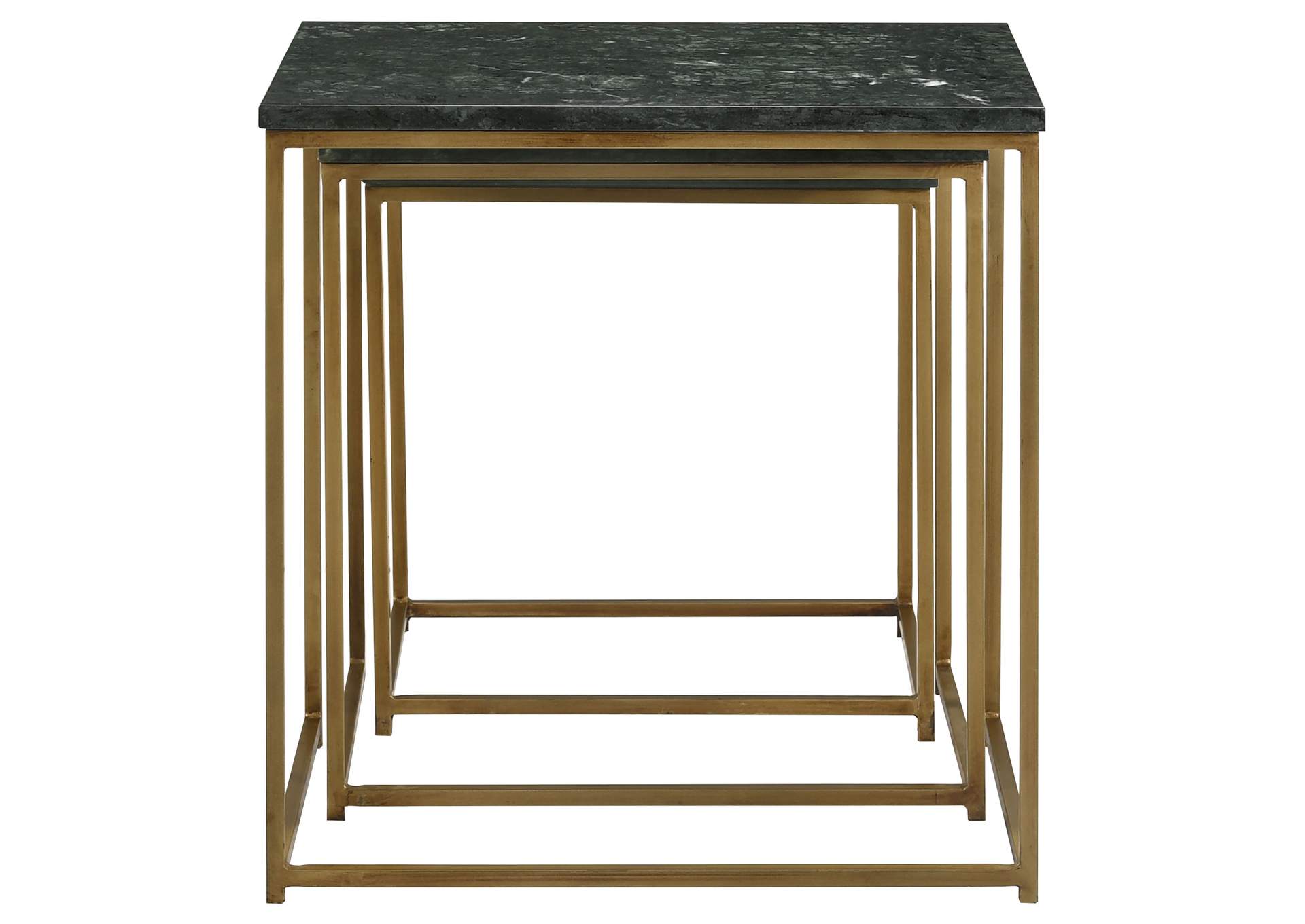 Caine 3-piece Nesting Table with Marble Top,Coaster Furniture